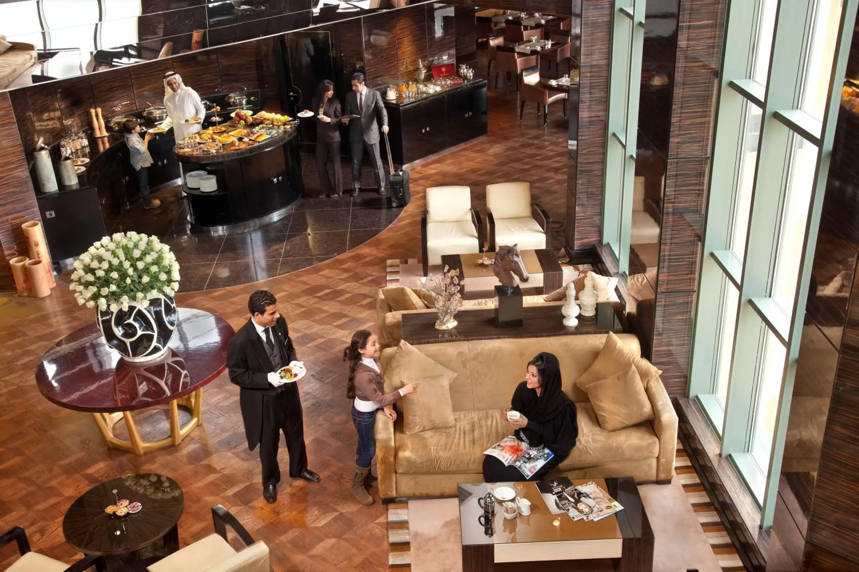 Lobby or reception, Restaurant/Places to Eat in Fairmont Nile City