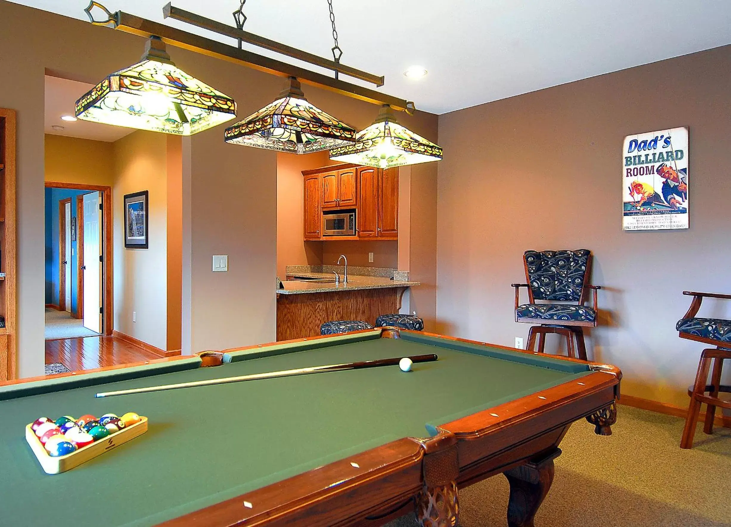 Area and facilities, Billiards in Chetola Resort Condominiums