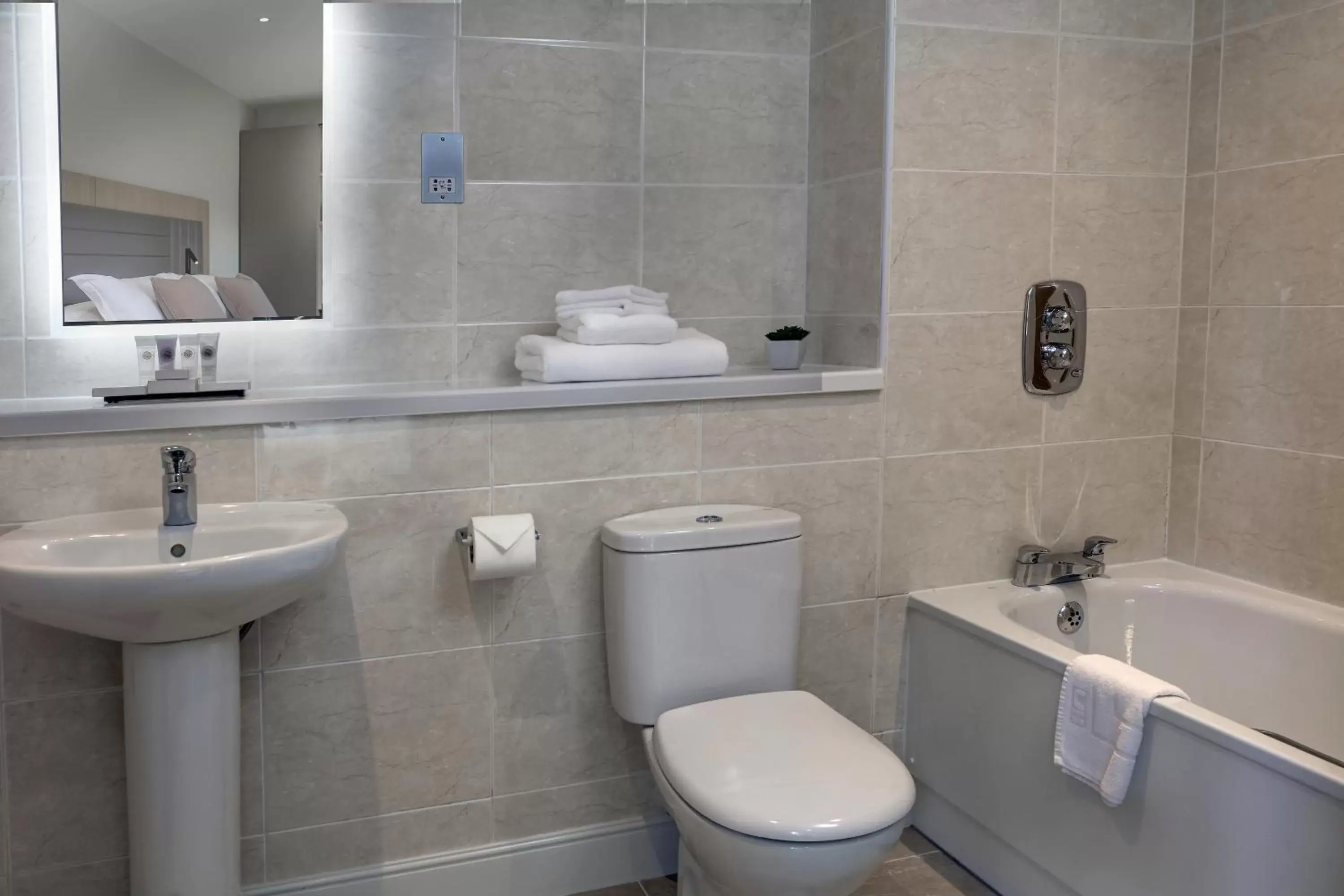 Shower, Bathroom in Mytton Fold Hotel, Ribble Valley