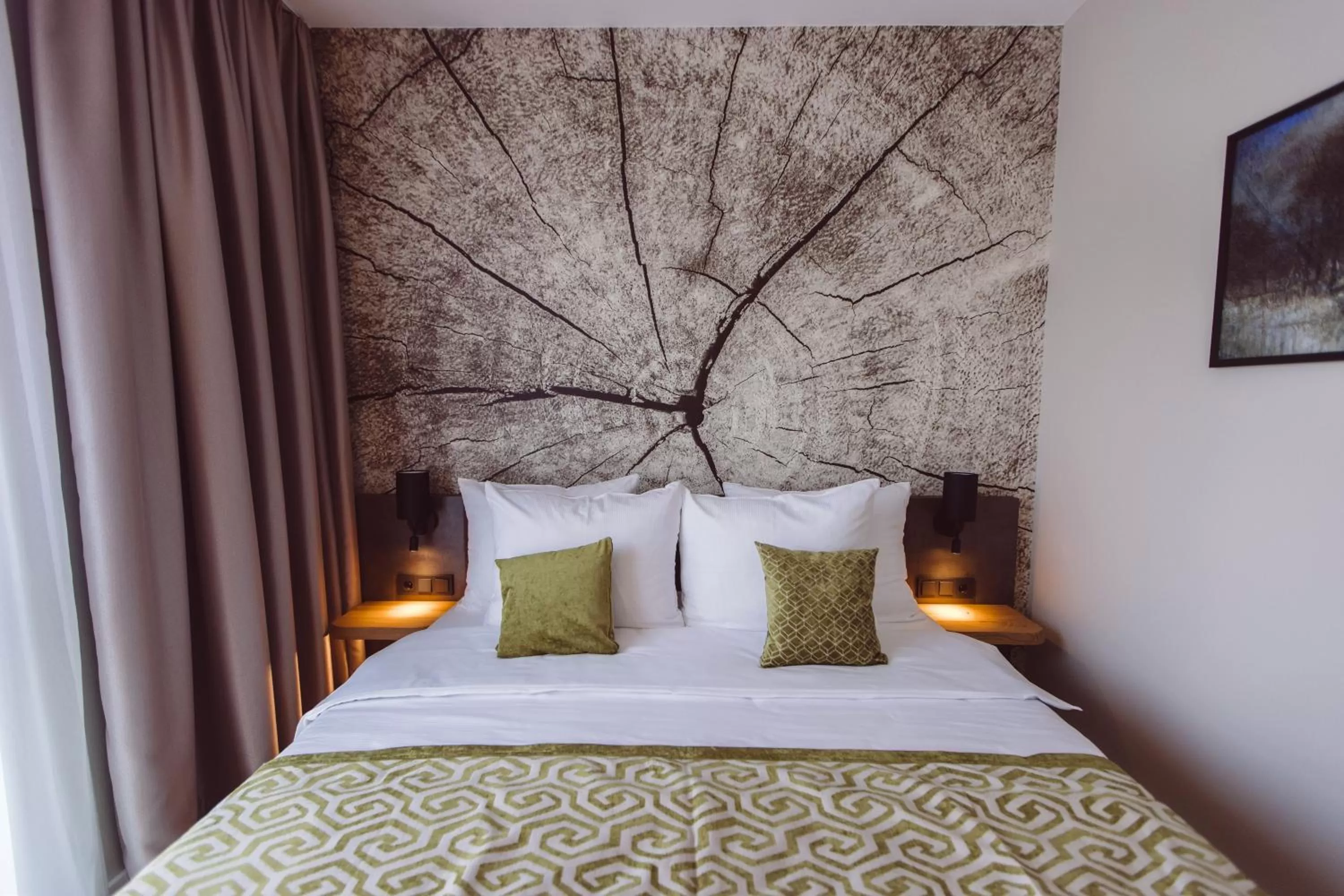 Bed in Hotel Libertas elements pure