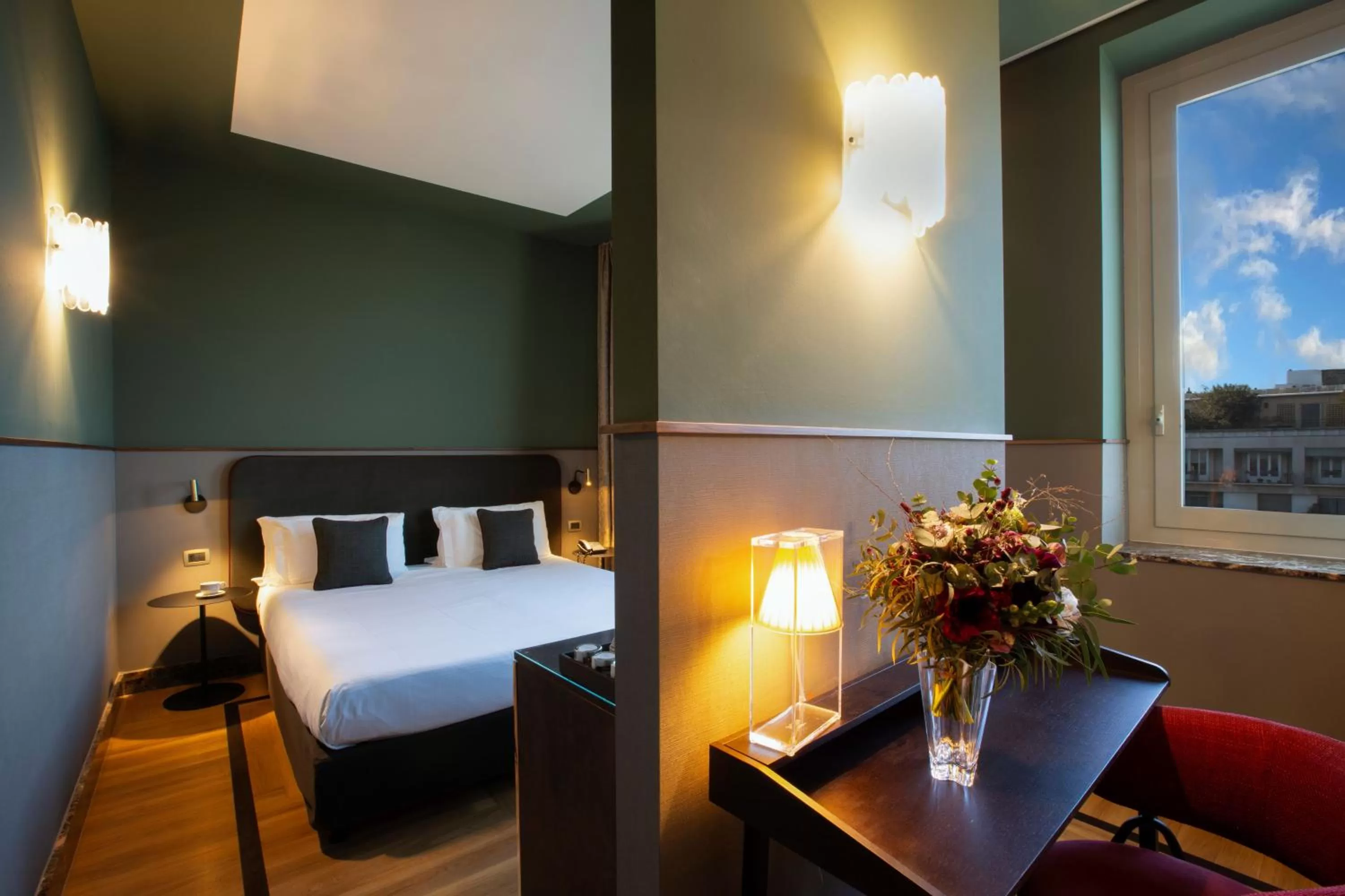 Bed in Bianca Maria Palace Hotel