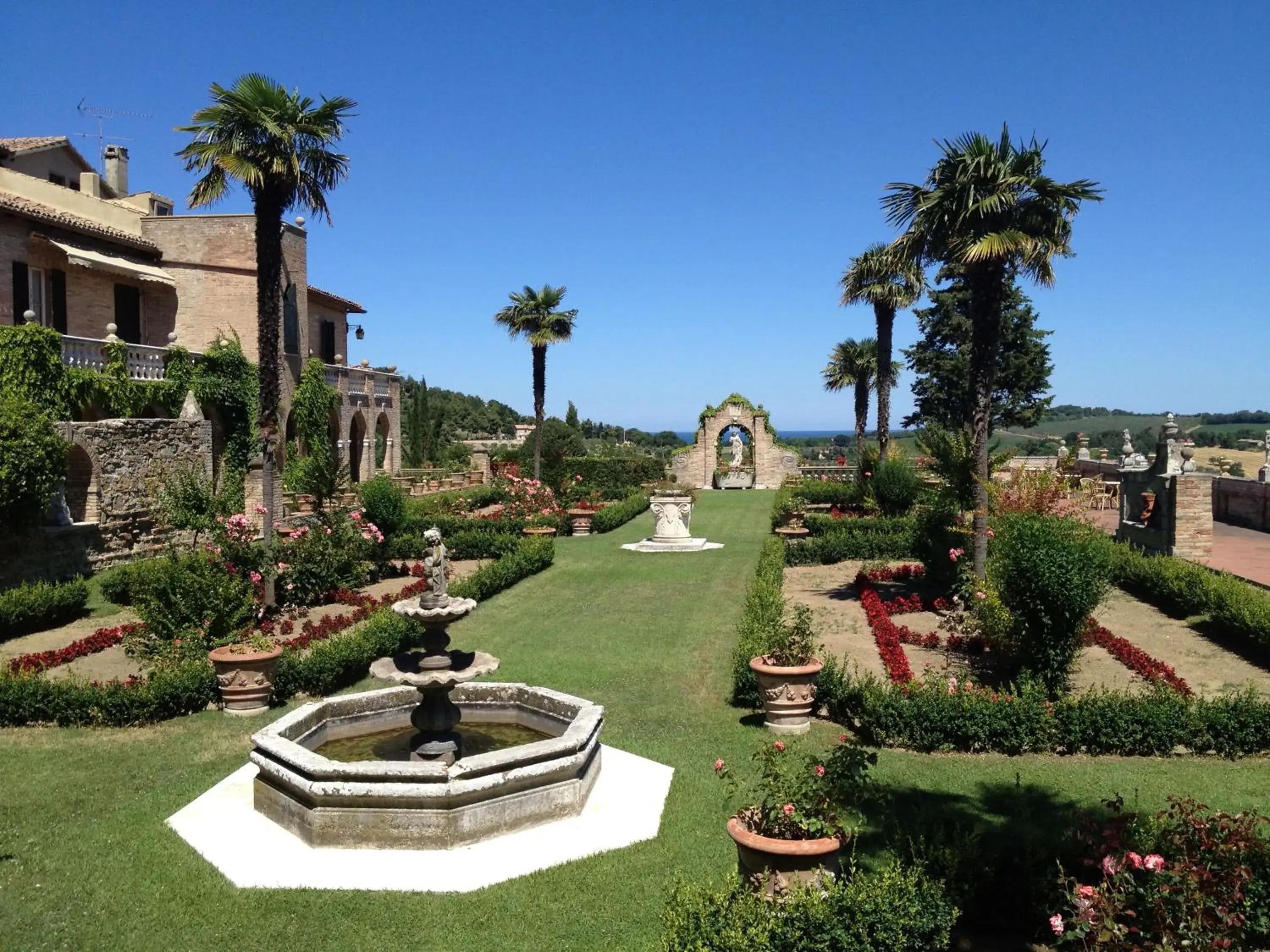 Spring, Garden in Villa Cattani Stuart