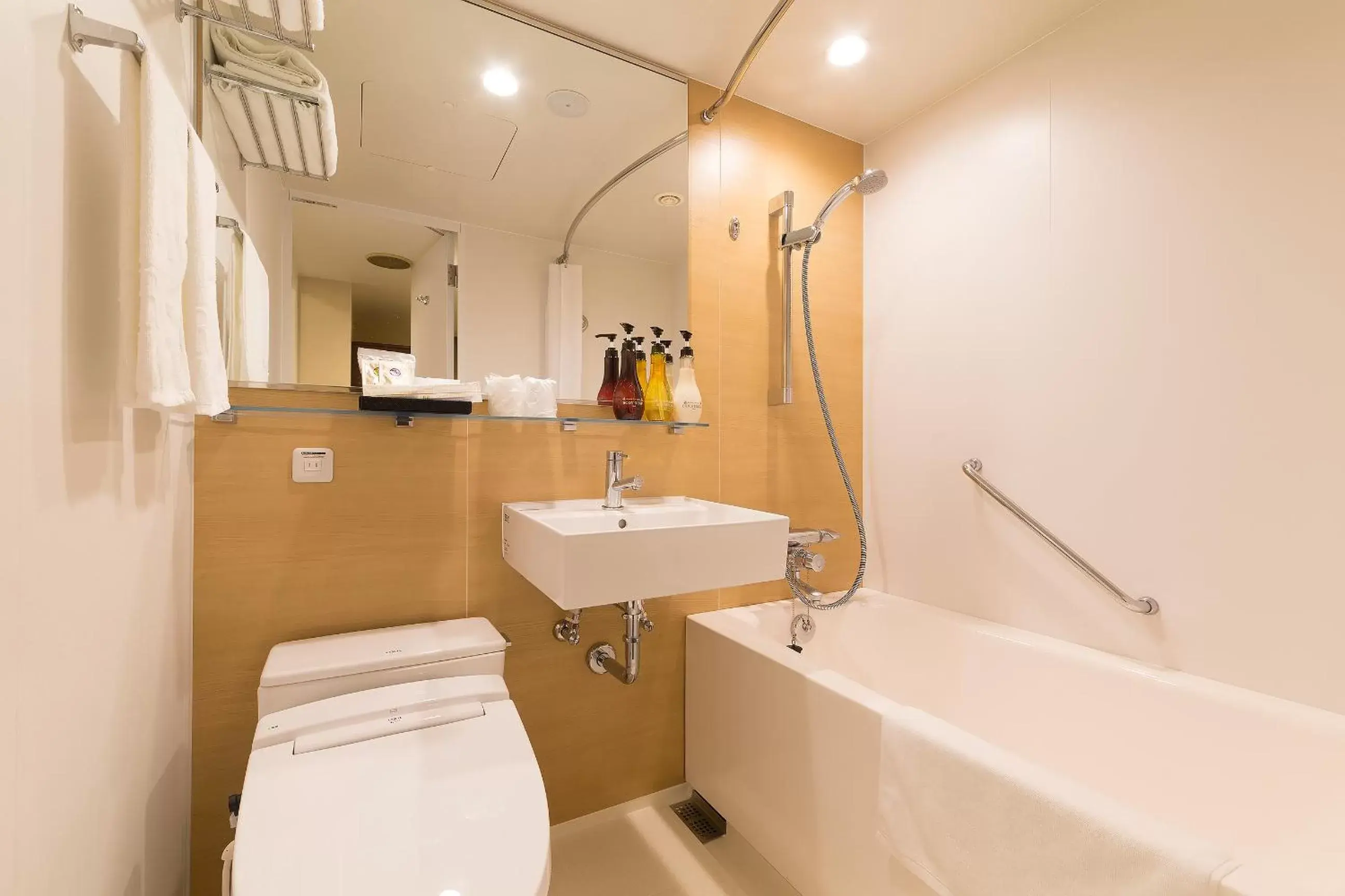 Night, Bathroom in Rihga Hotel Zest Takamatsu