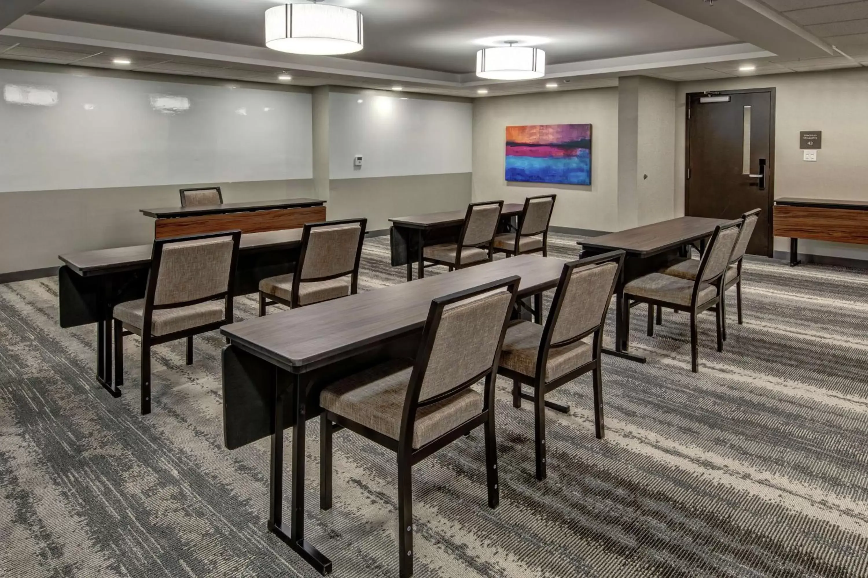 Meeting/conference room, Restaurant/Places to Eat in Hampton Inn New Albany Louisville West