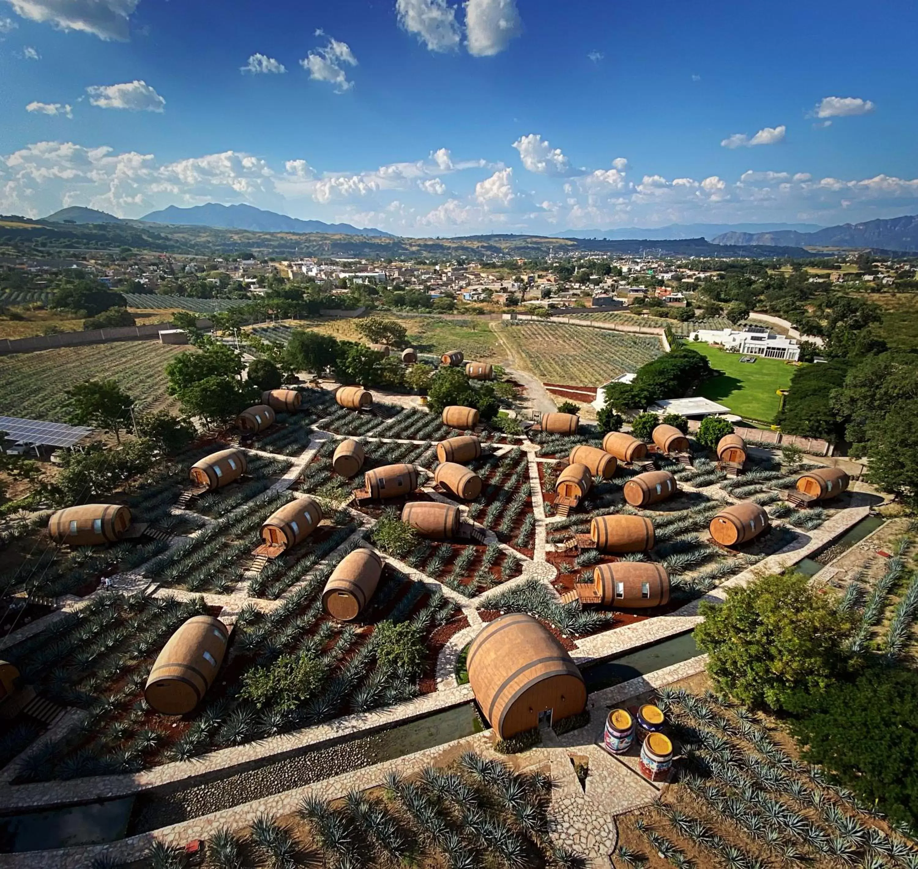 Bird's-eye View in Matices Hotel de Barricas