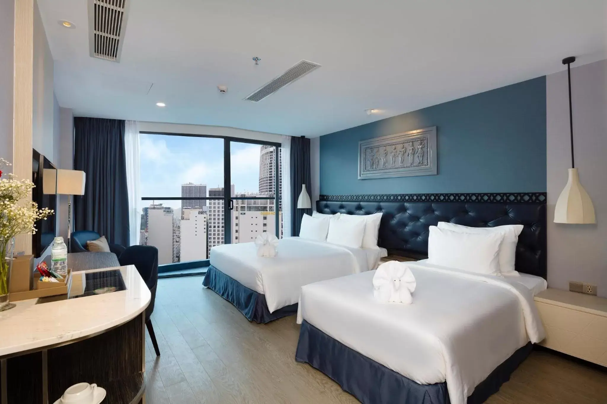 Triple Room with City View in Erica Nha Trang Hotel Triple Room with City View in Erica Nha Trang Hotel
