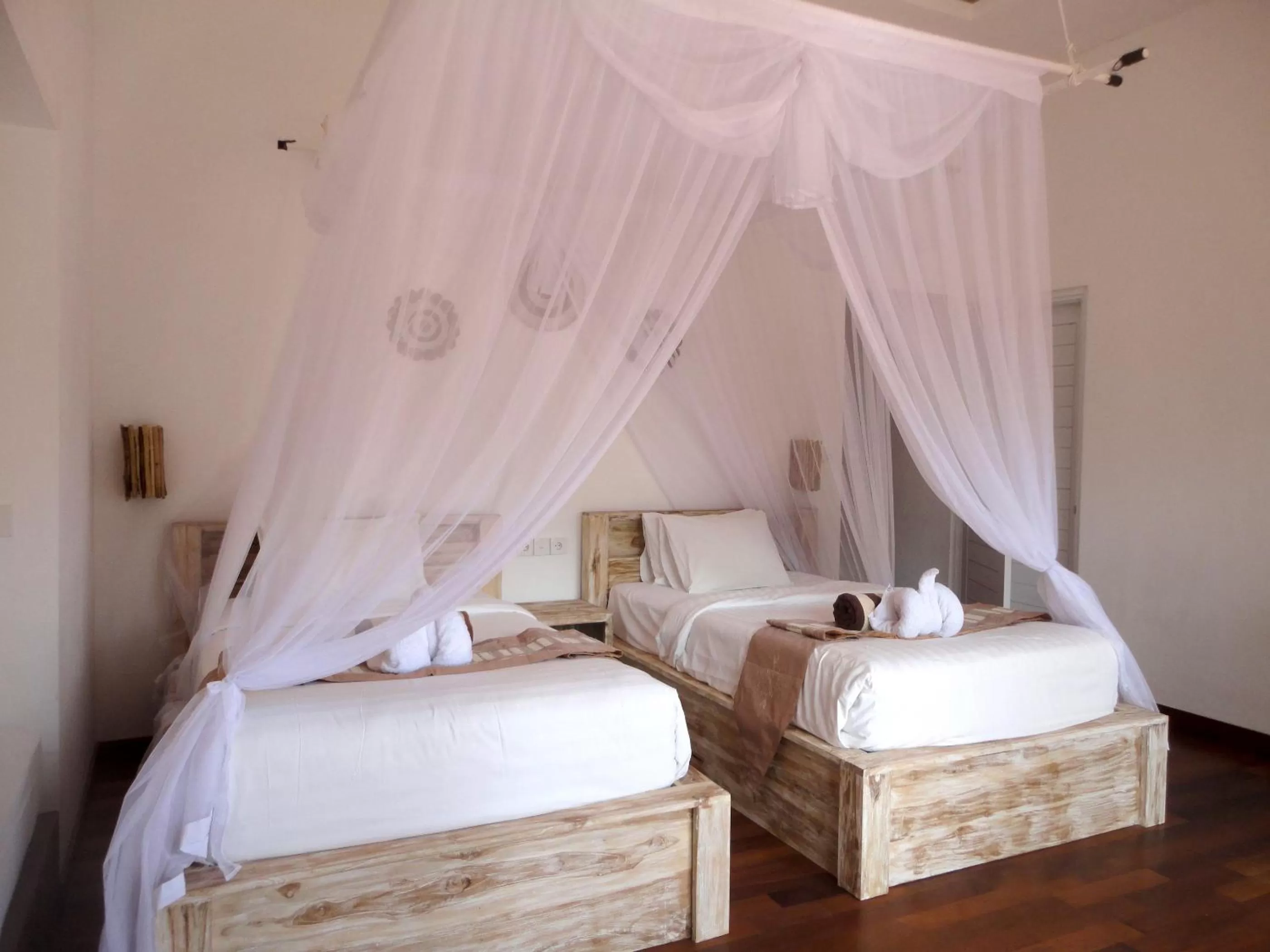 Bed in Sanghyang Bay Villas