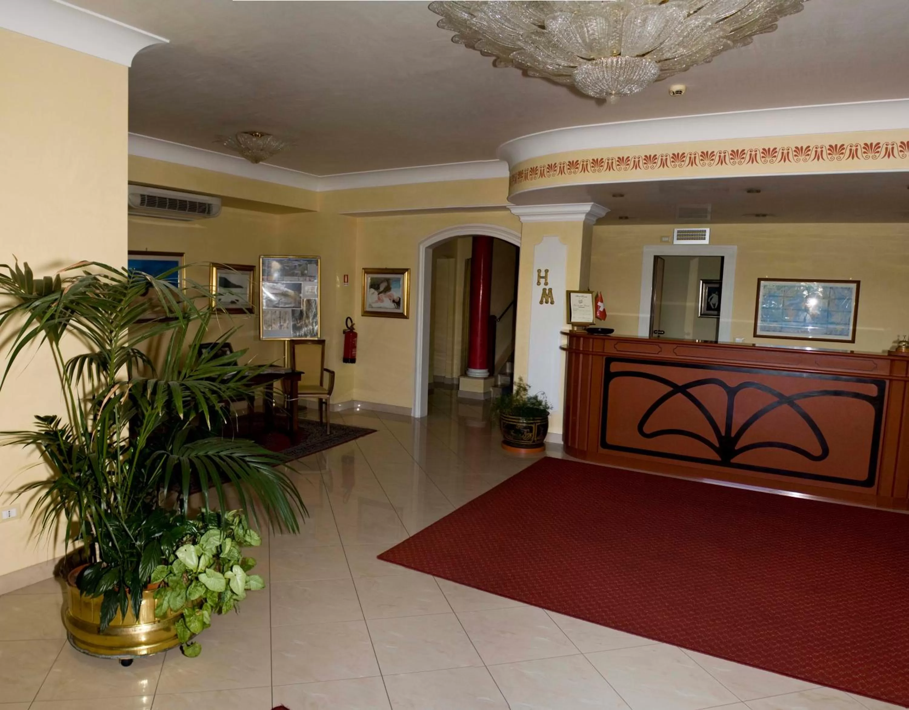 Lobby or reception in Hotel Marinella