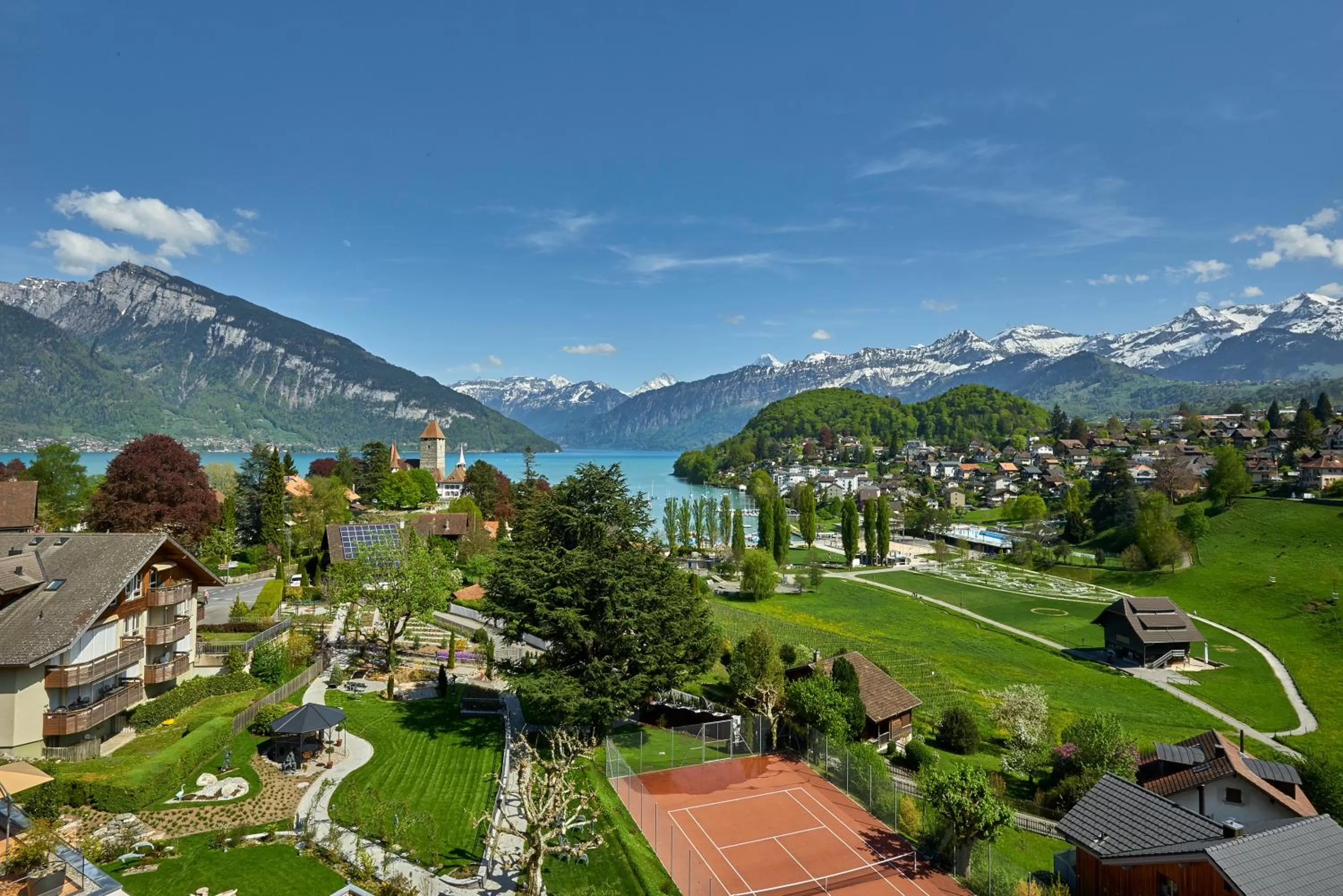 Lake view in Hotel Eden Spiez