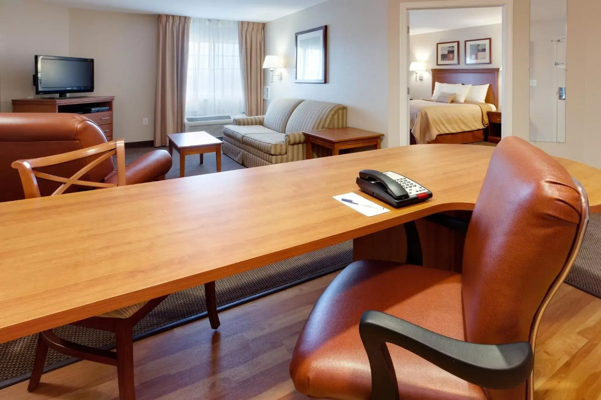 Photo of the whole room, Seating Area in Candlewood Suites Watertown Fort Drum, an IHG Hotel
