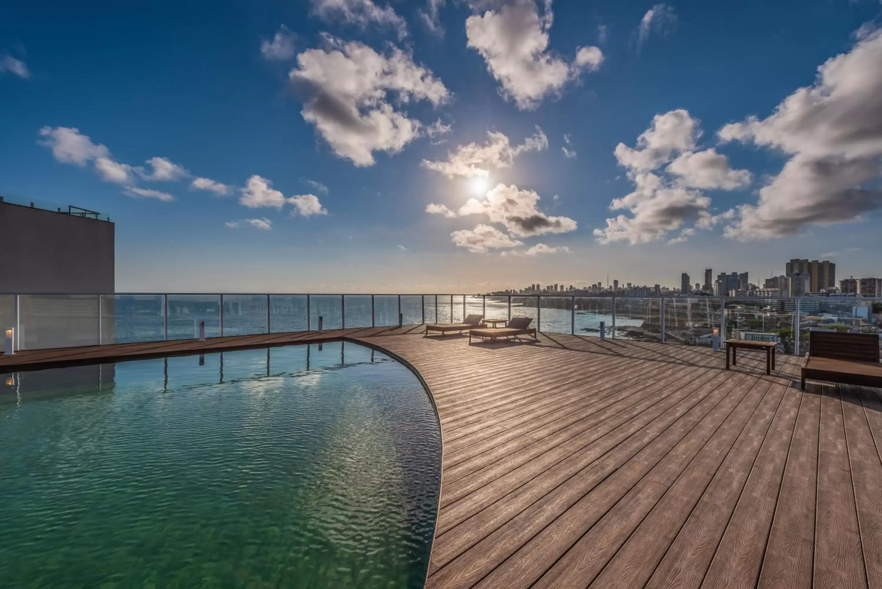 Natural landscape, Swimming Pool in Novotel Salvador Rio Vermelho