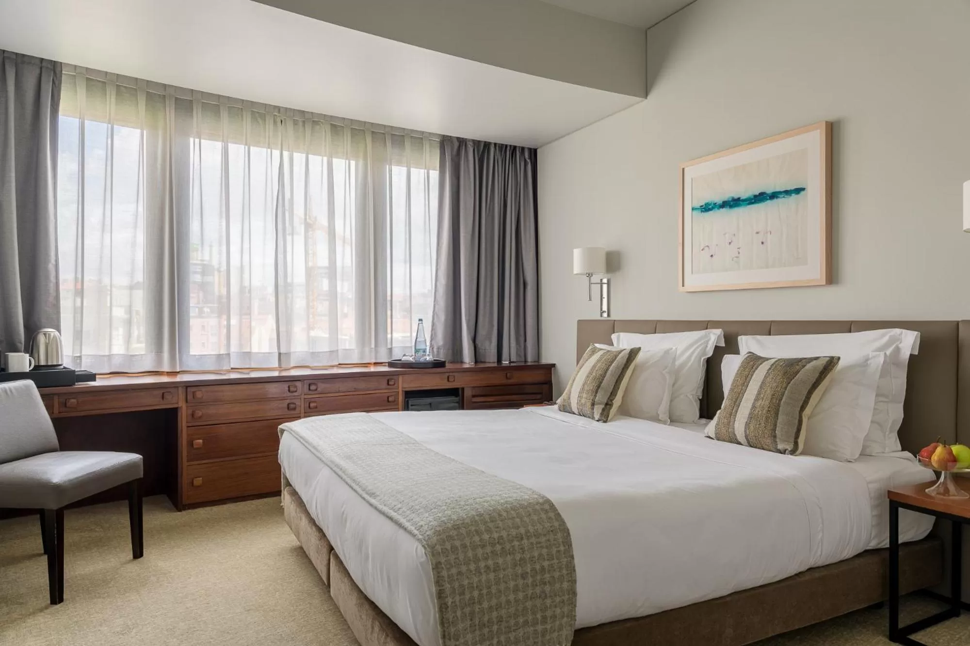 Bed in Hotel Dom Carlos Park