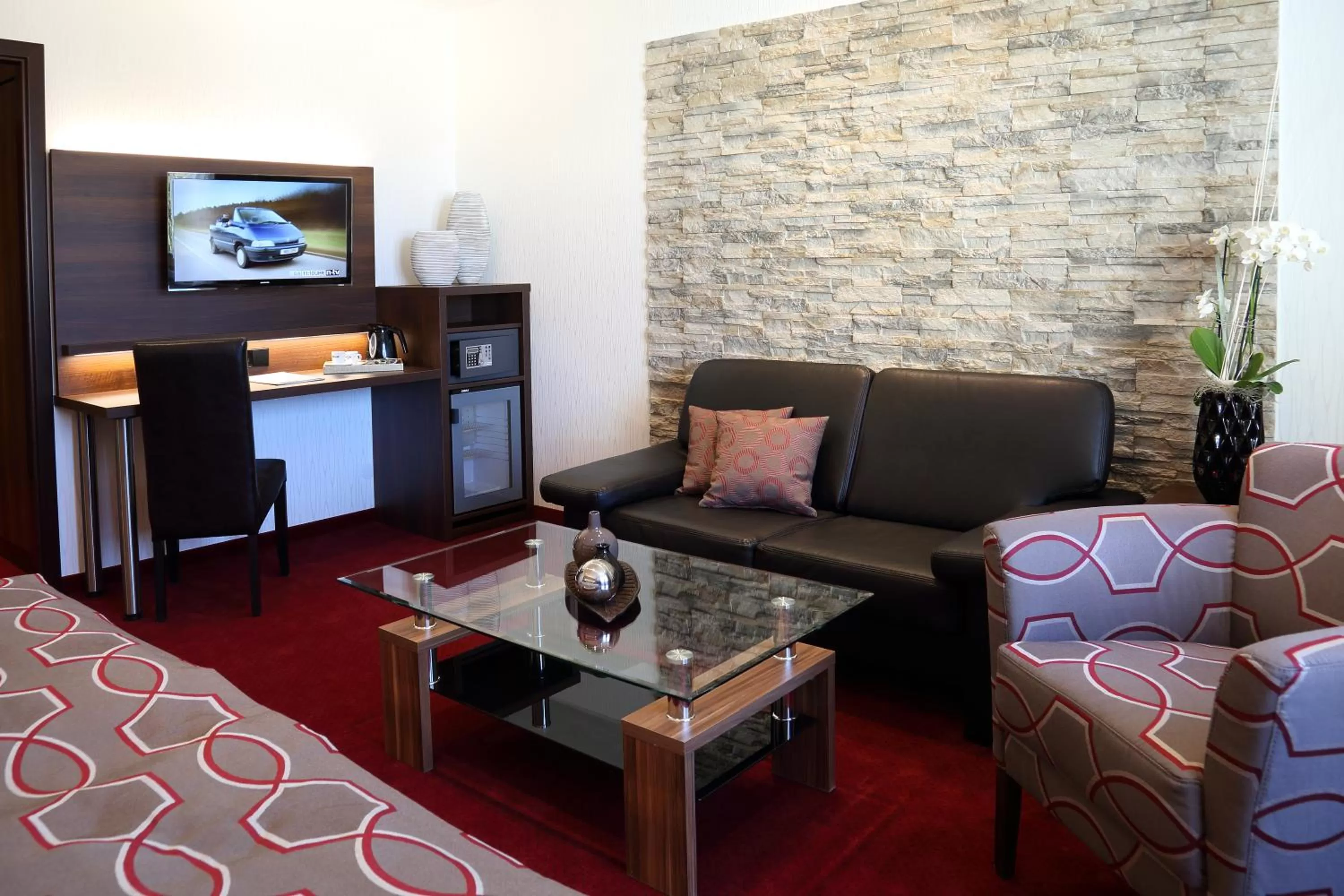 Seating area in Lobinger Hotel Weisses Ross