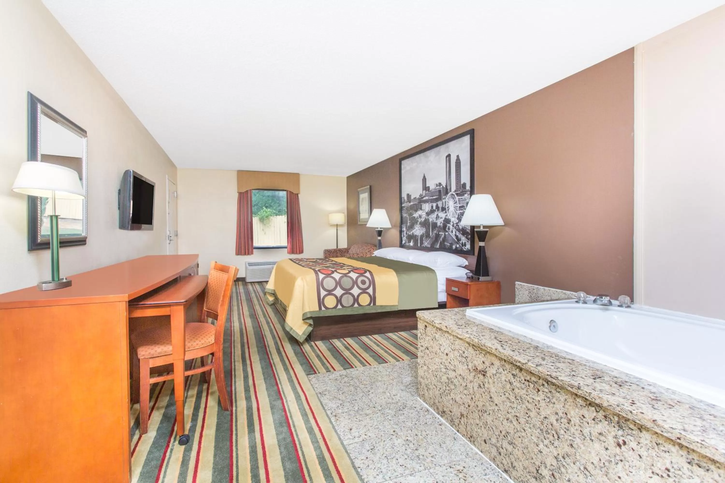 Bedroom, Bed in Super 8 by Wyndham Dublin