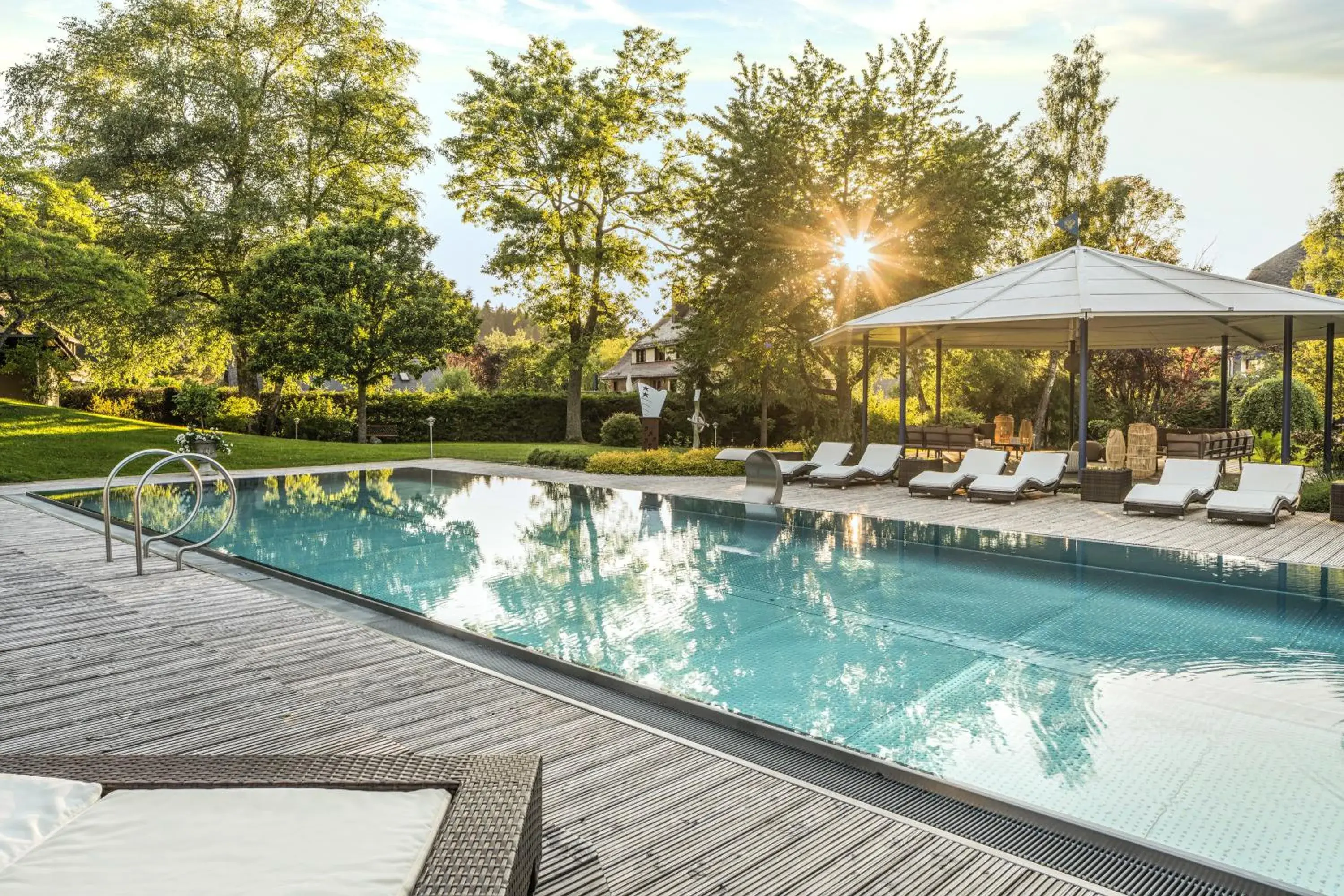 Swimming Pool in Parkhotel Adler