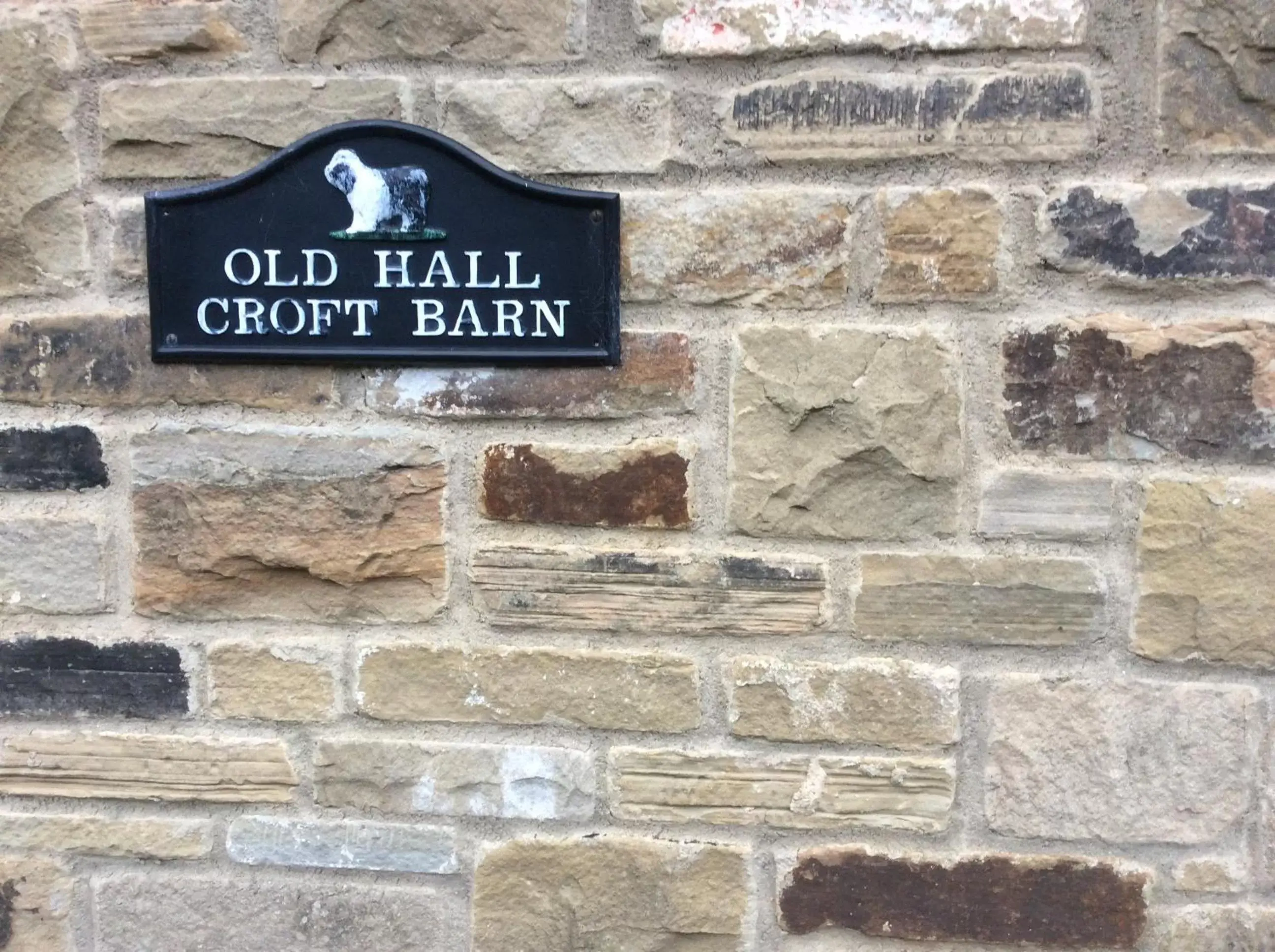 Property building, Property Logo/Sign in Old Hall Croft Barn