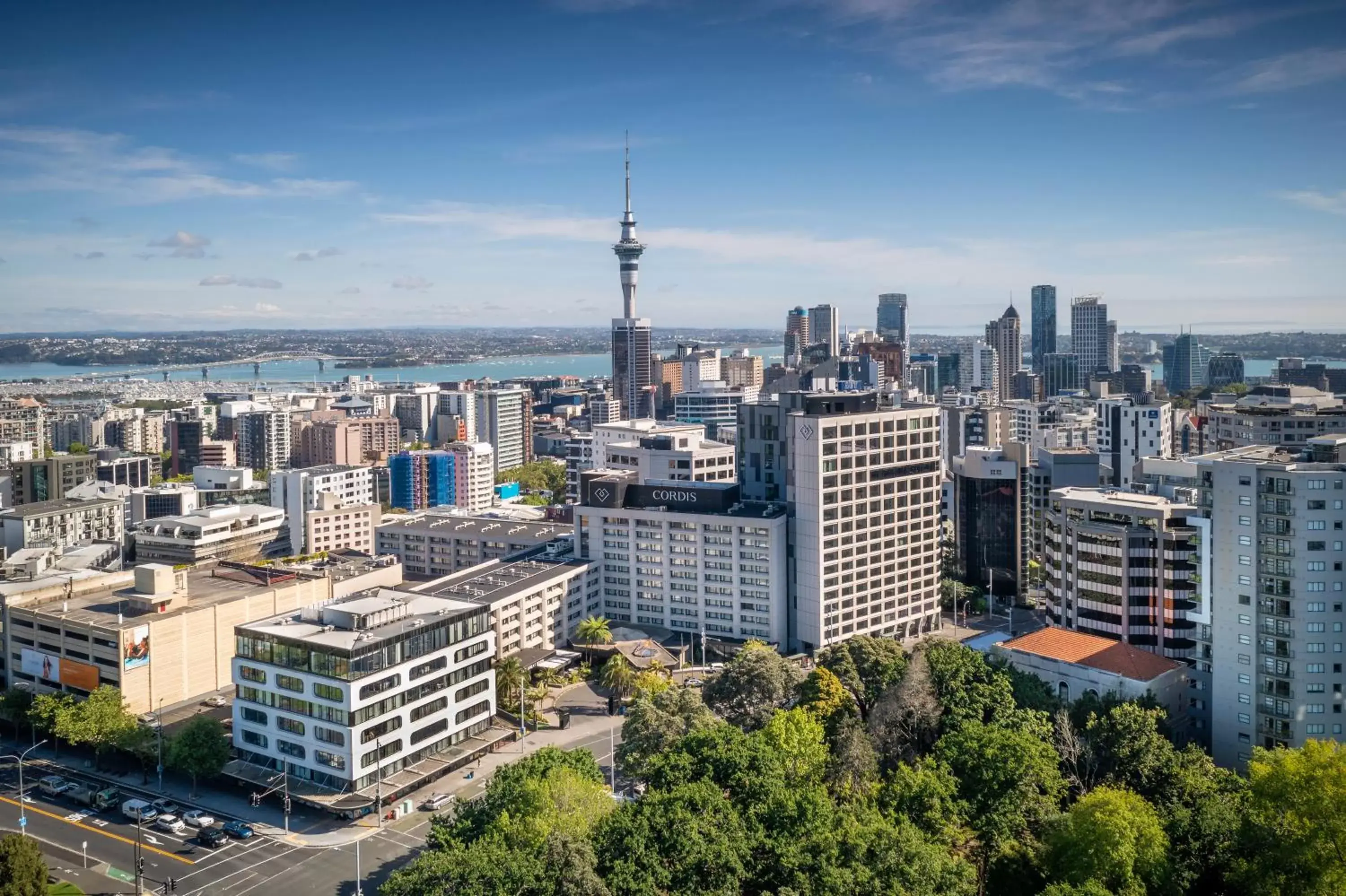 Bird's eye view, Bird's-eye View in Cordis, Auckland by Langham Hospitality Group