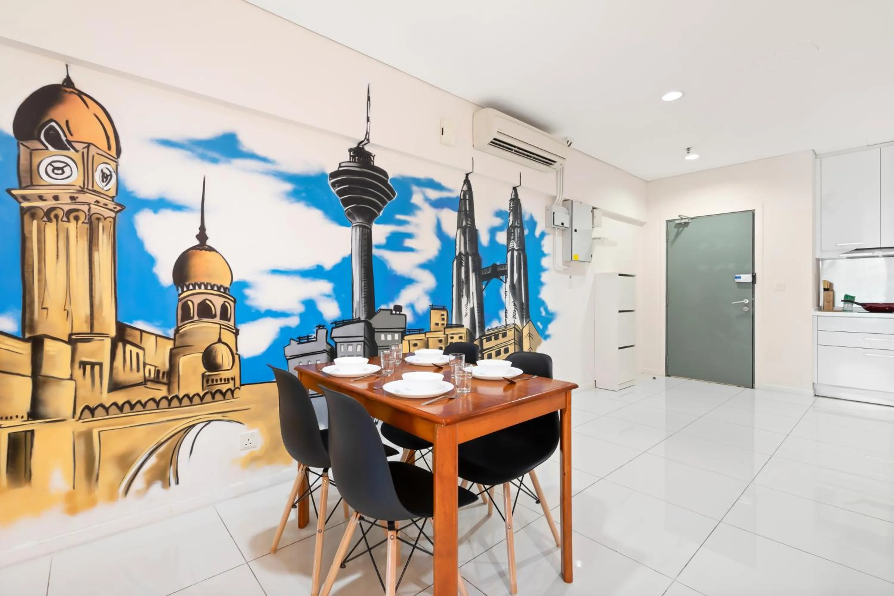 Dining area in Amethyst Dorm KLCC