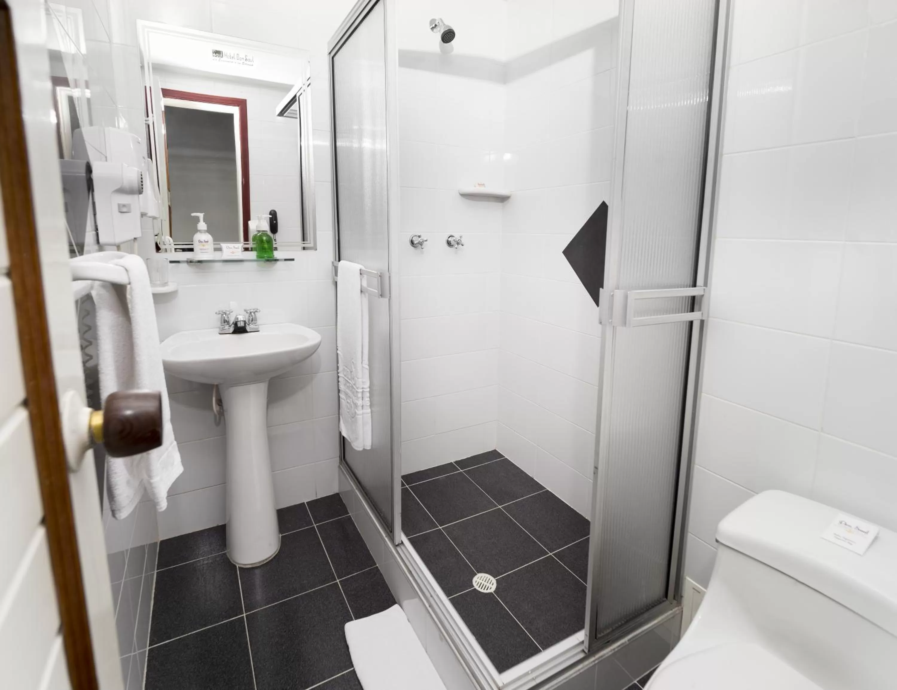 Shower in Hotel Don Saul