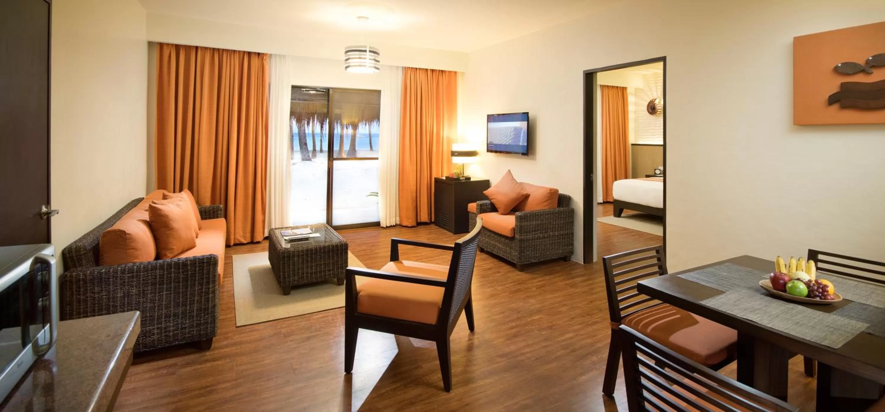 Living room in Oceanica Resort Panglao, Bohol