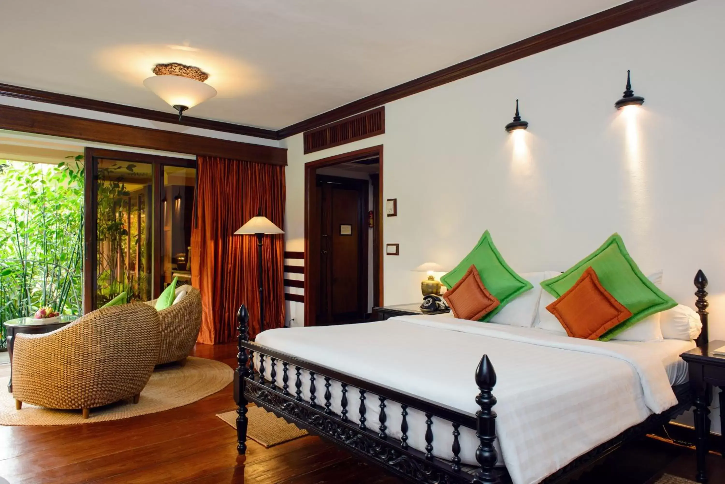 Seating area, Bed in Angkor Village Hotel