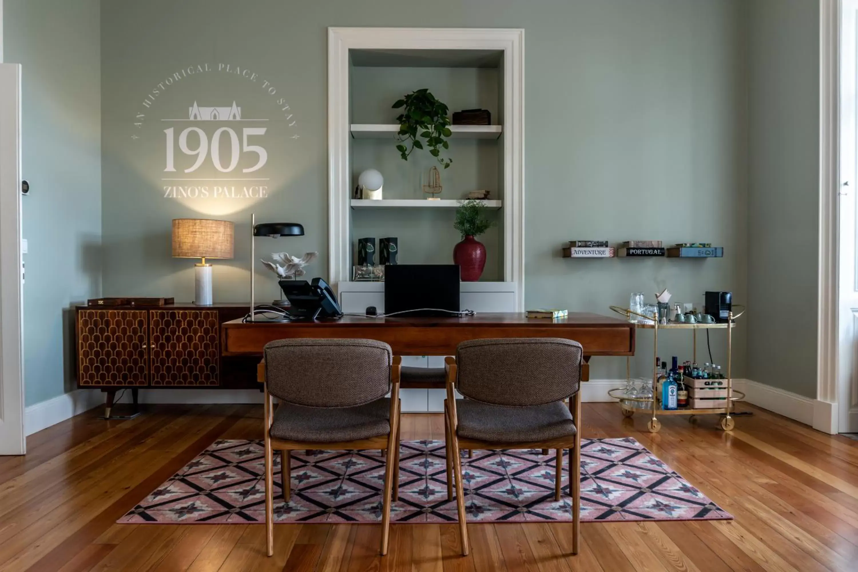 Lobby or reception in 1905 Zino's Palace Lobby or reception in 1905 Zino's Palace