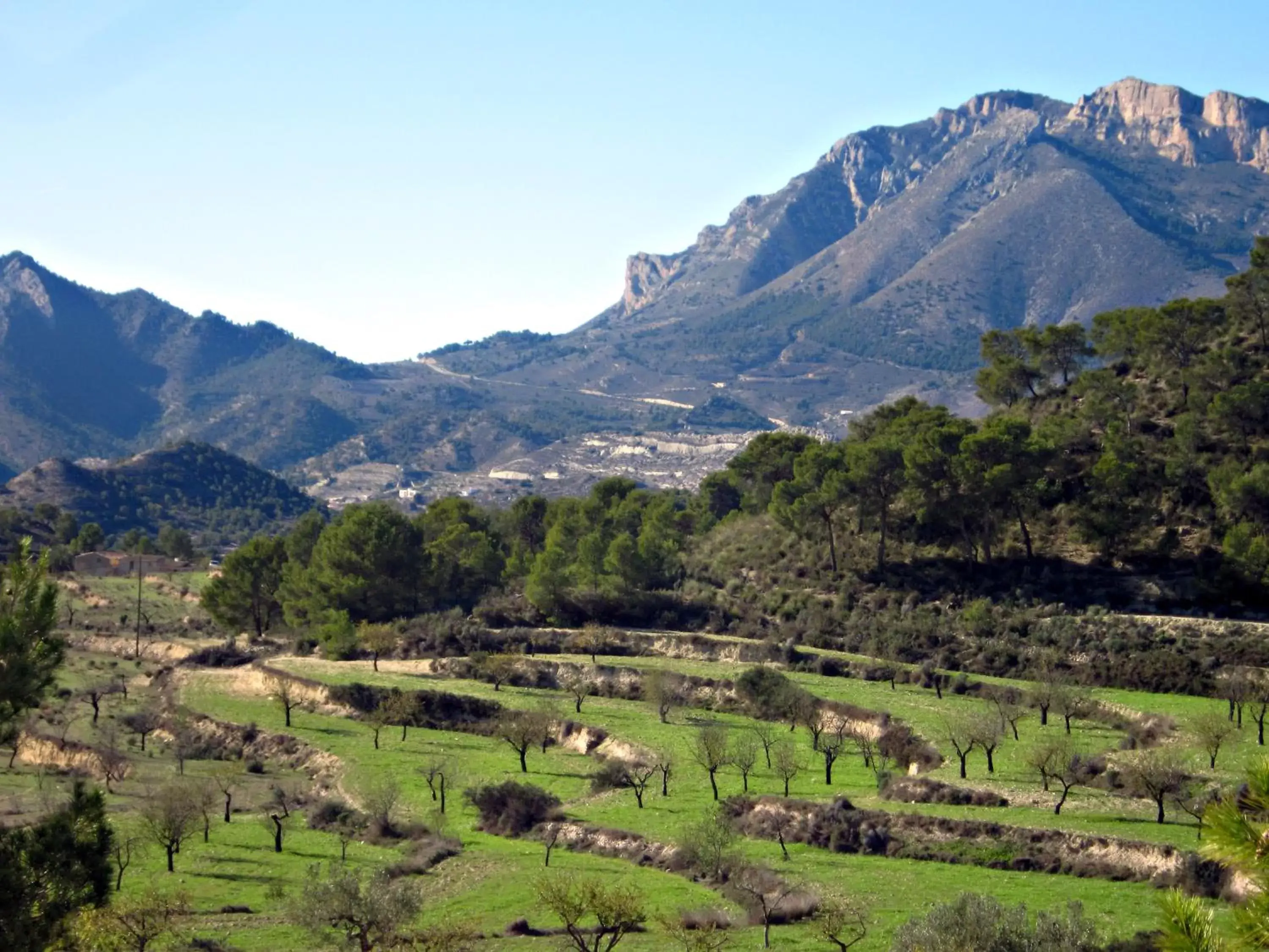 Natural landscape, Mountain View in El Pao Spa