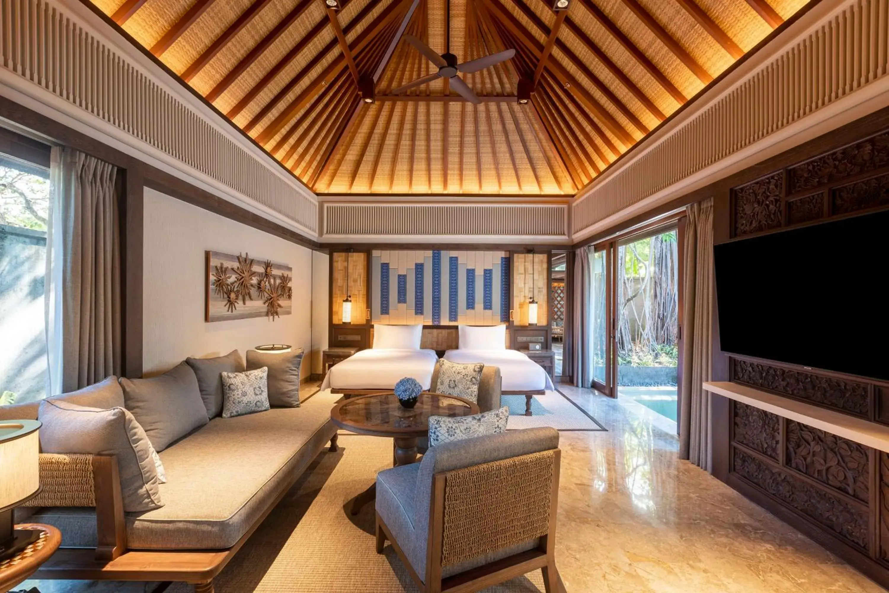 Bedroom, Seating Area in Andaz Bali - a Concept by Hyatt