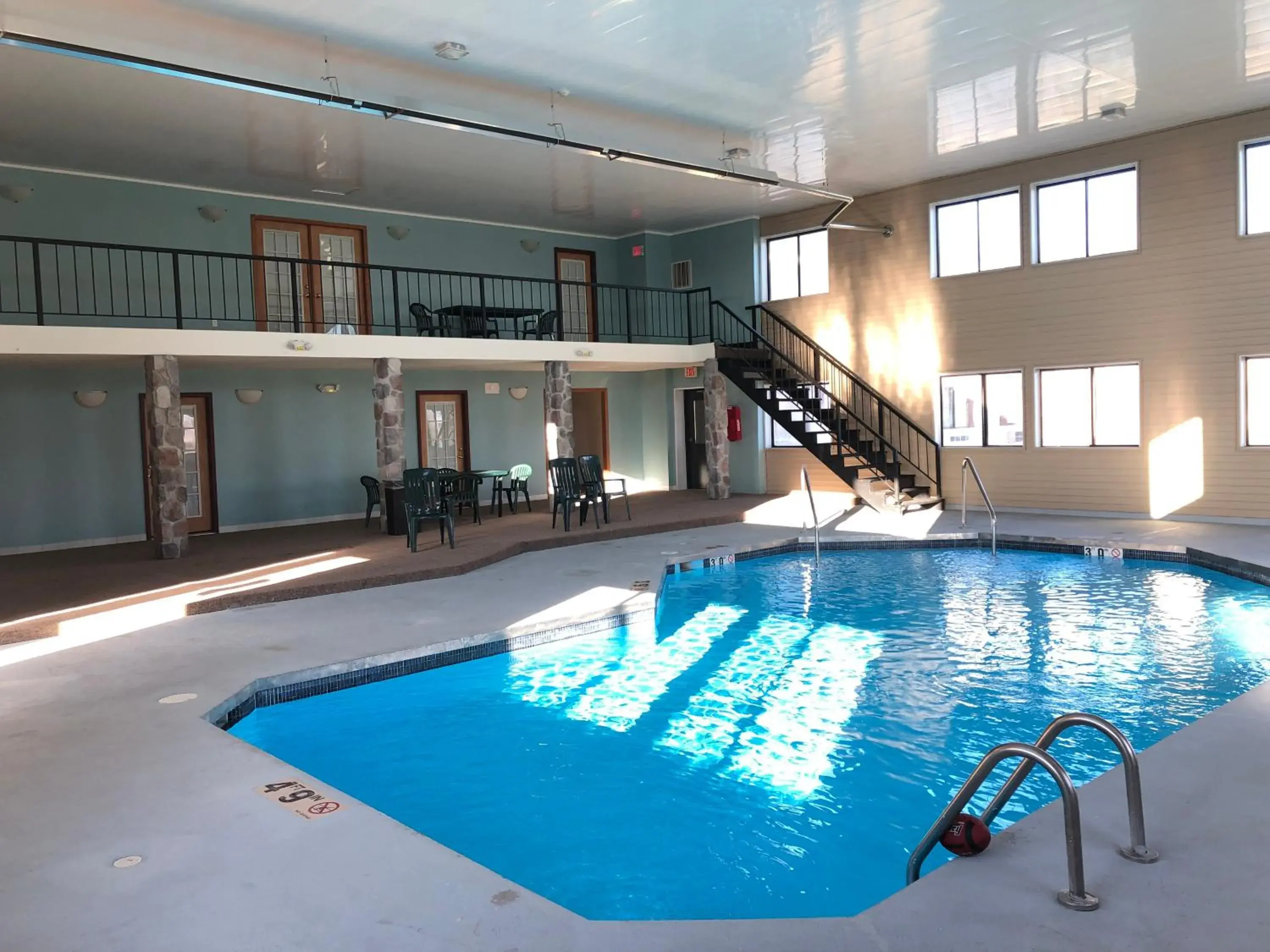 Swimming Pool in Super 8 by Wyndham Plover Stevens Point Area