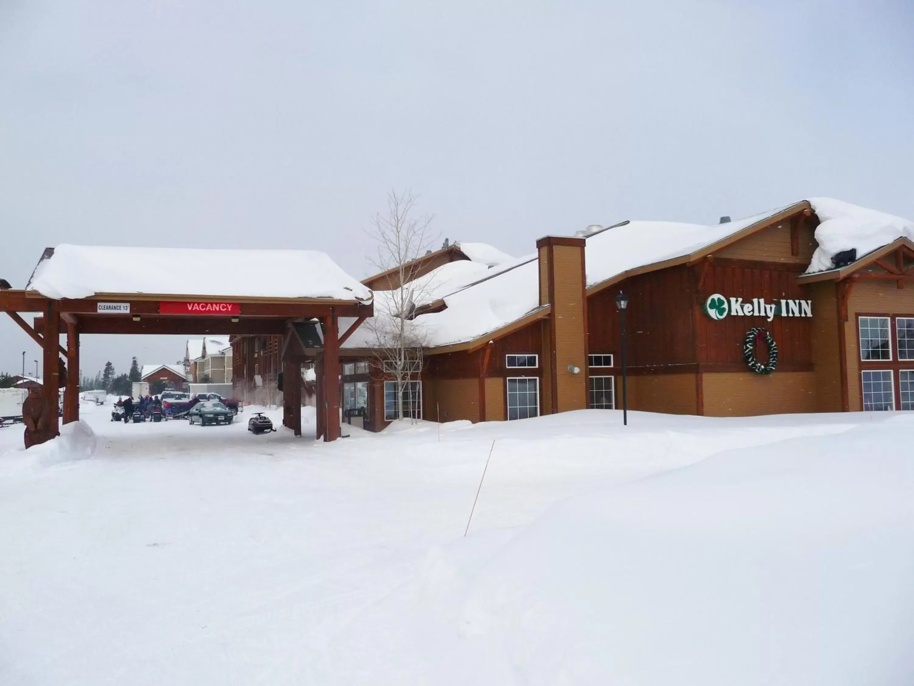 Facade/entrance, Winter in Kelly Inn West Yellowstone