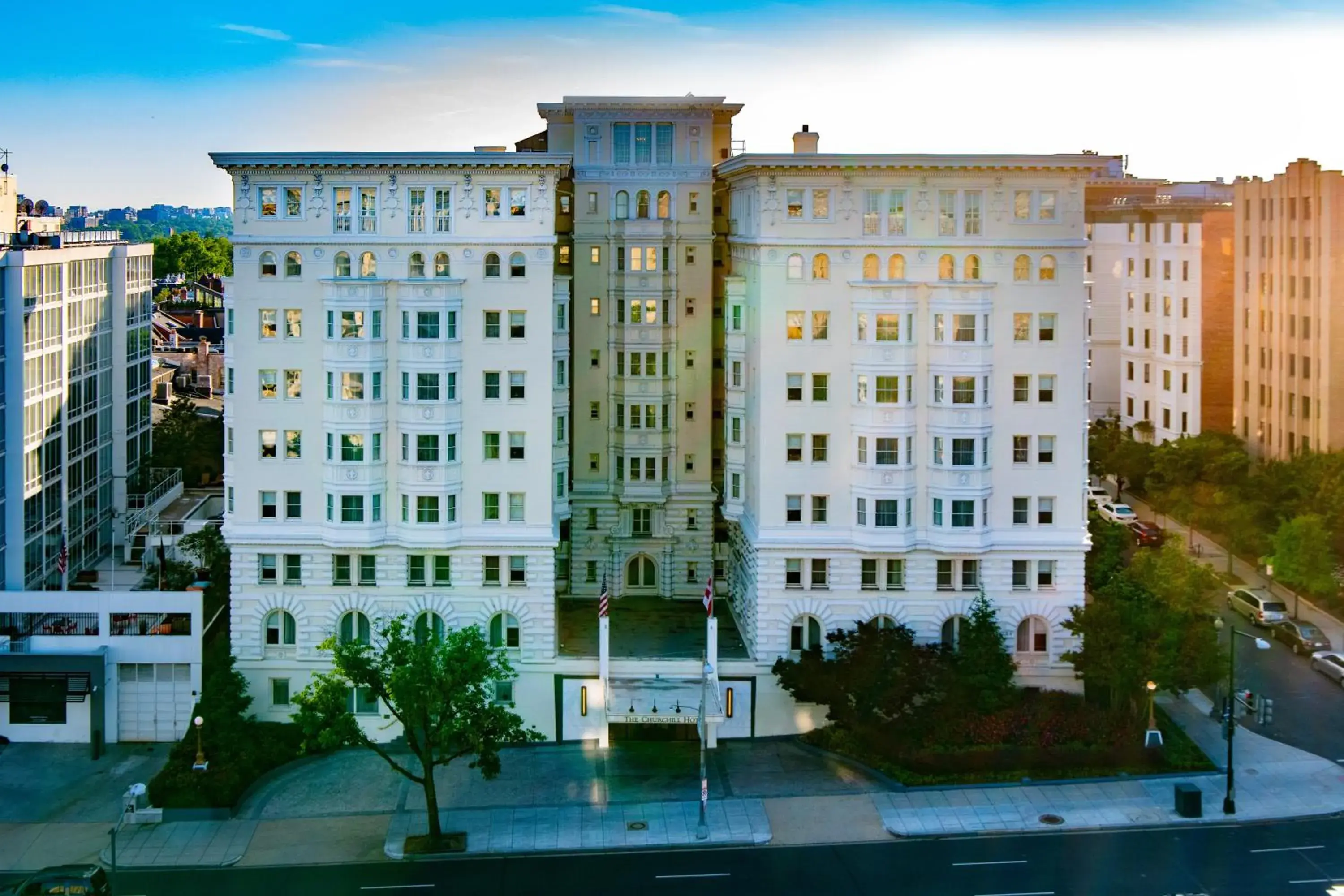 Property building in The Churchill Hotel Near Embassy Row