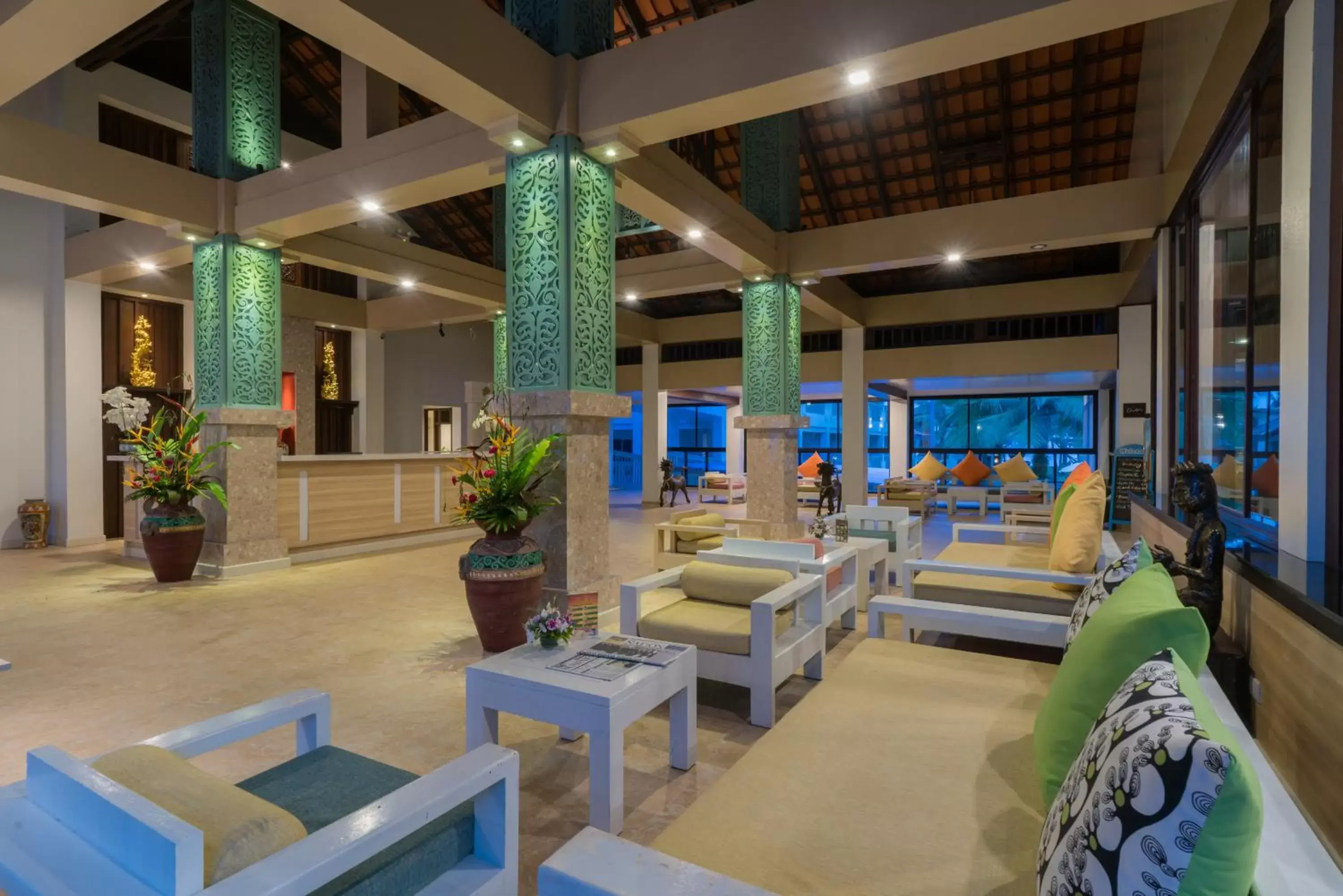 Lobby or reception in The Briza Beach Resort, Khao Lak SHA Extra Plus Lobby or reception in The Briza Beach Resort, Khao Lak SHA Extra Plus