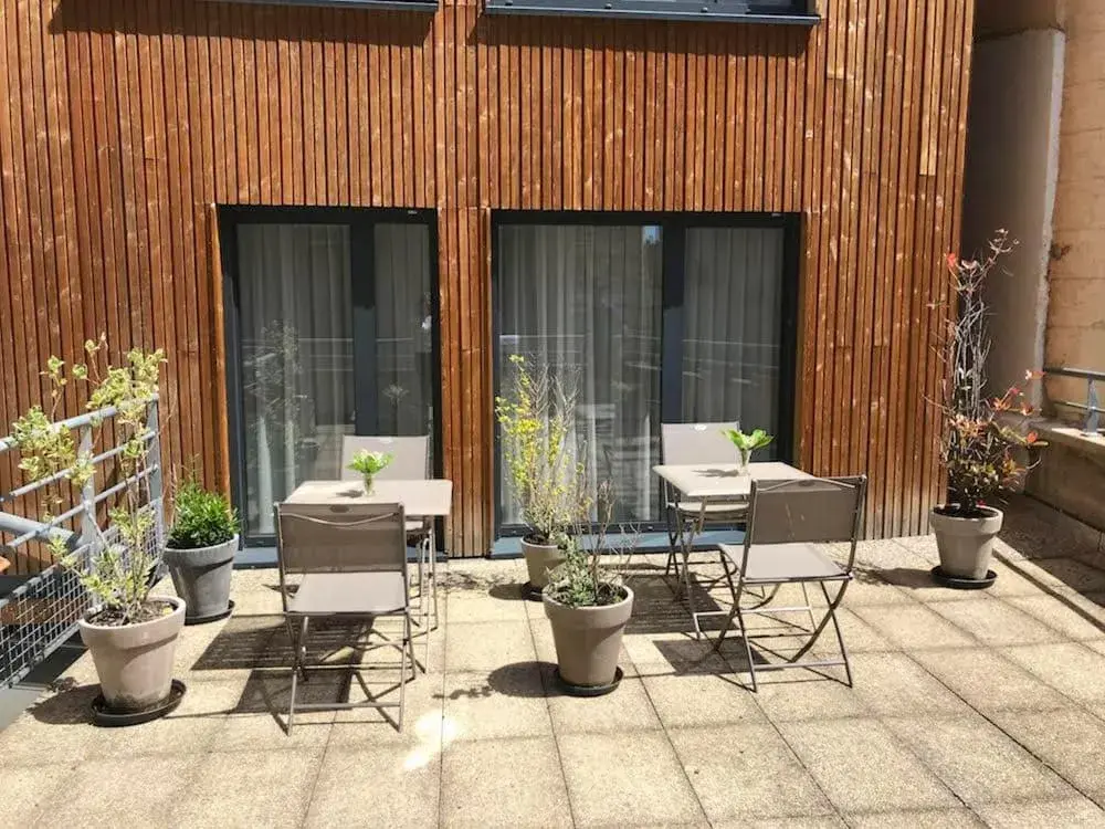 Balcony/Terrace in Hôtel De L'Ill