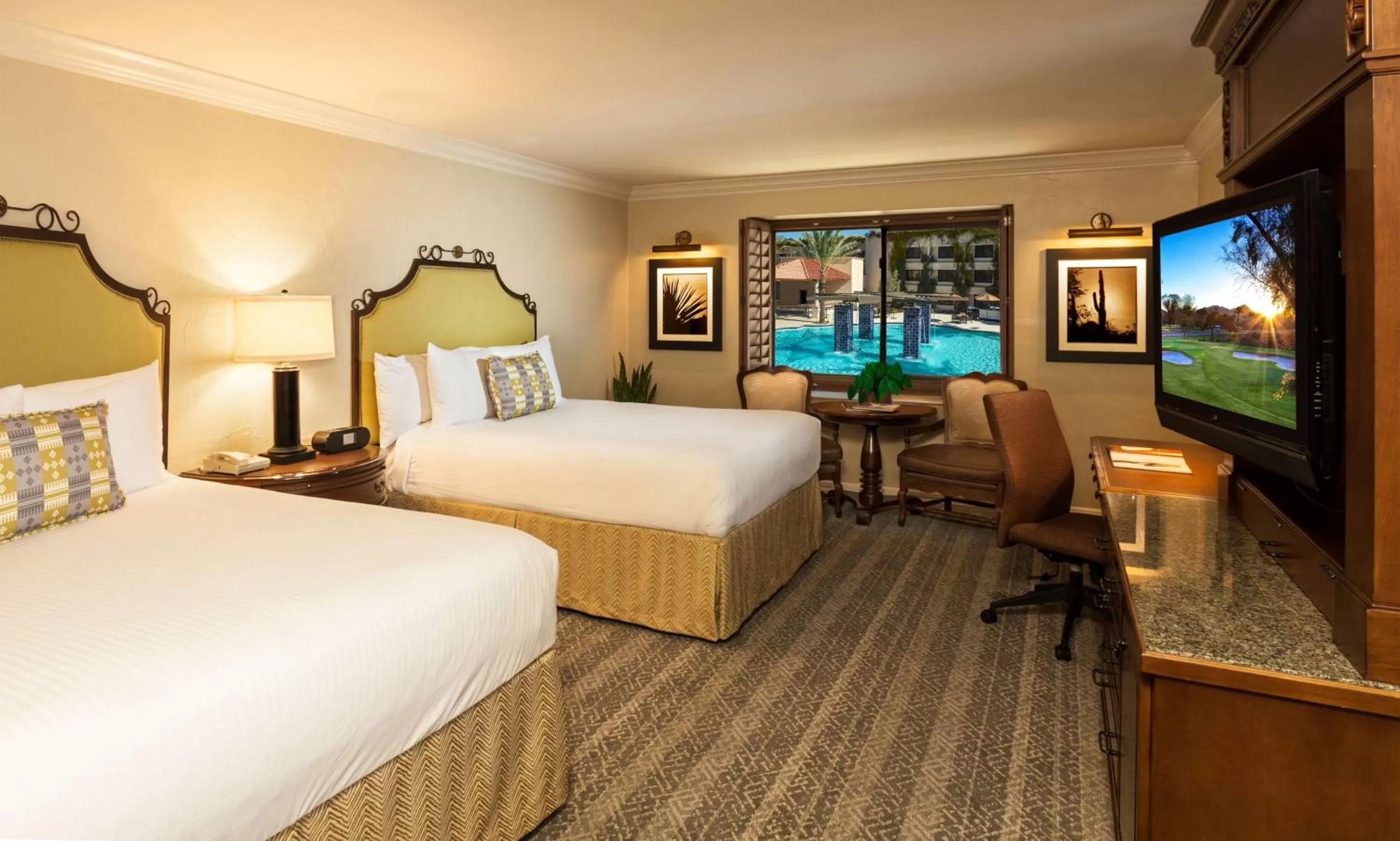 Bedroom in The Scottsdale Resort at McCormick Ranch