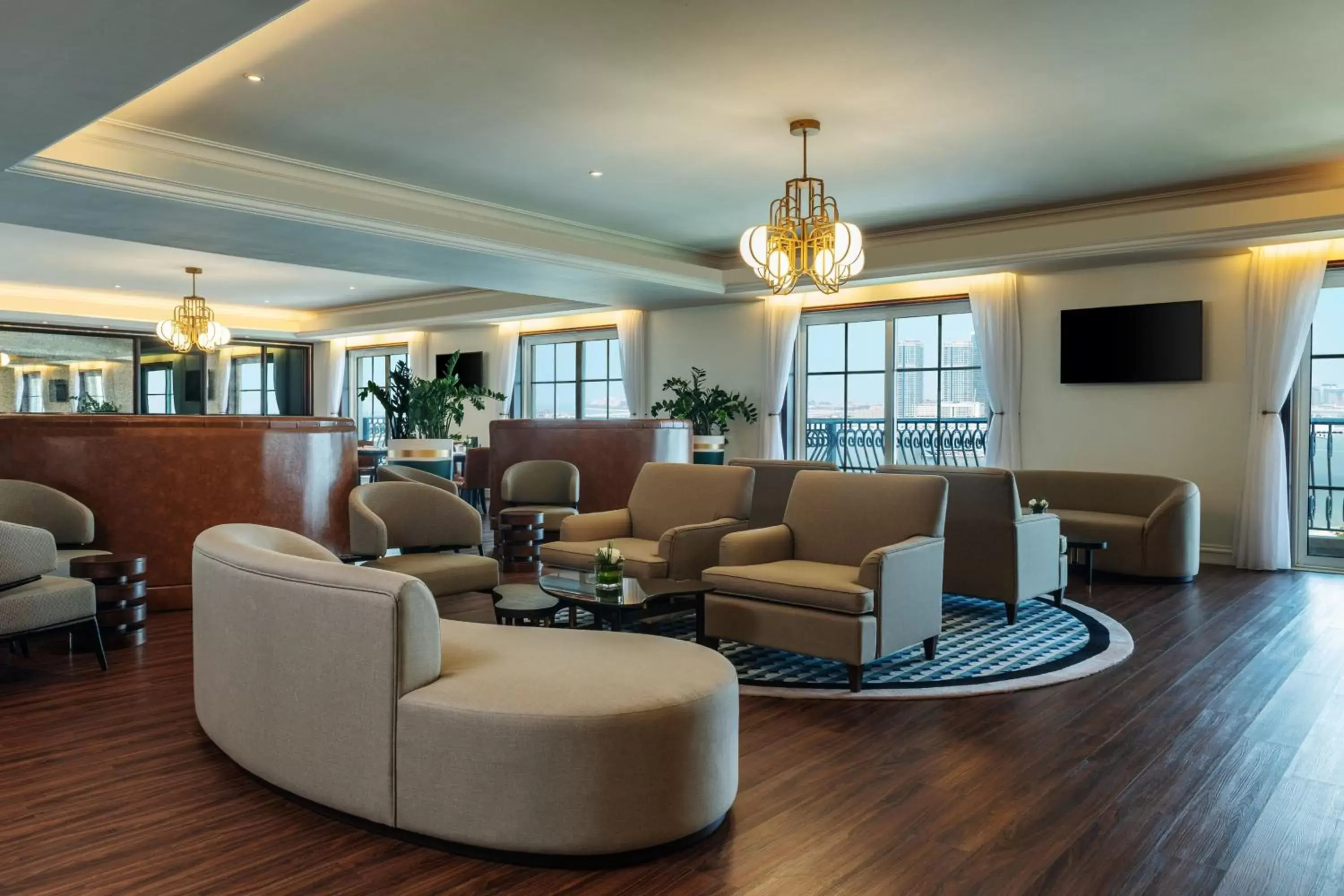 Lounge or bar, Seating Area in The Westin Dubai Mina Seyahi Beach Resort and Waterpark