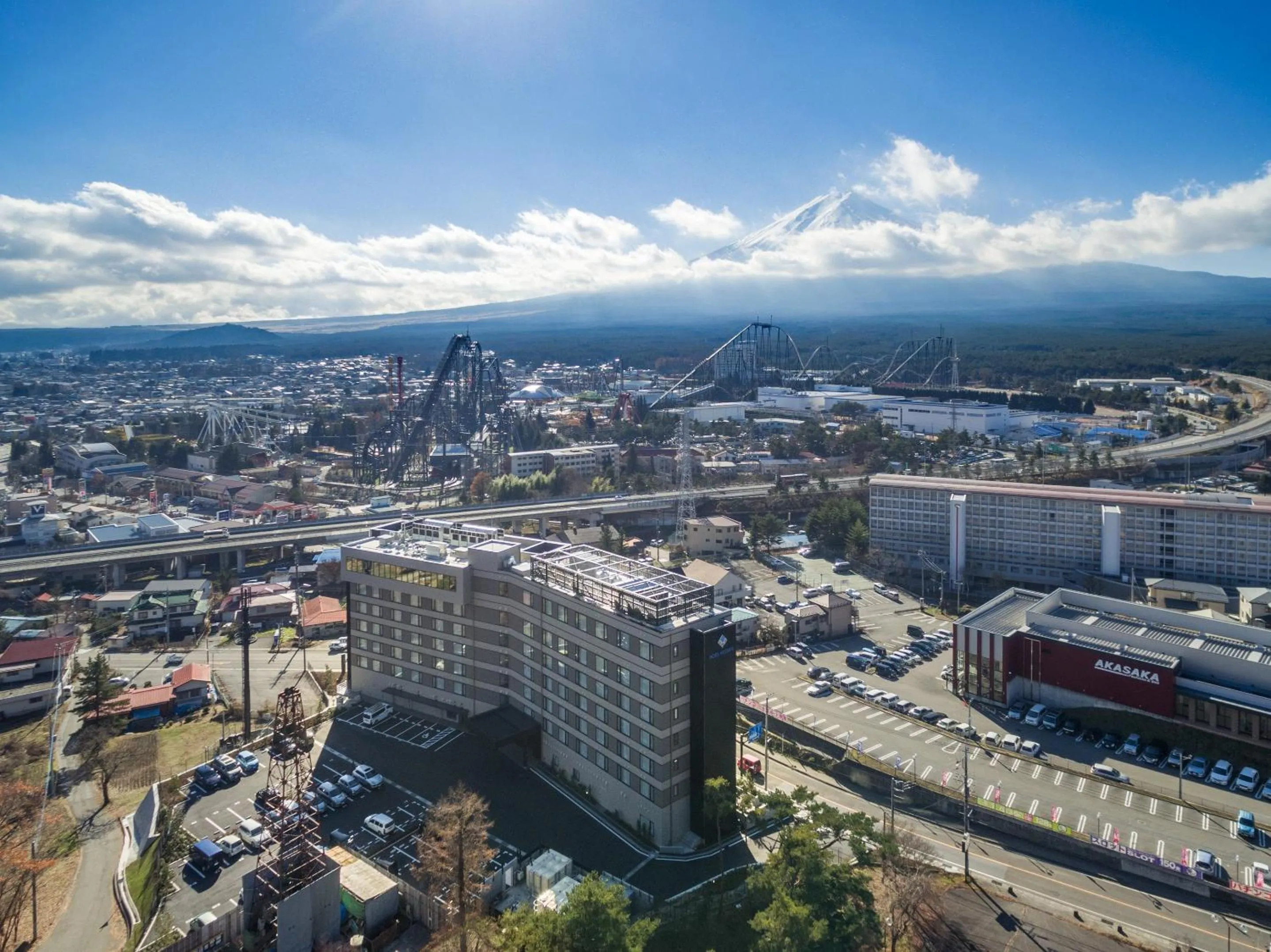 Bird's eye view in HOTEL MYSTAYS Fuji Onsen Resort