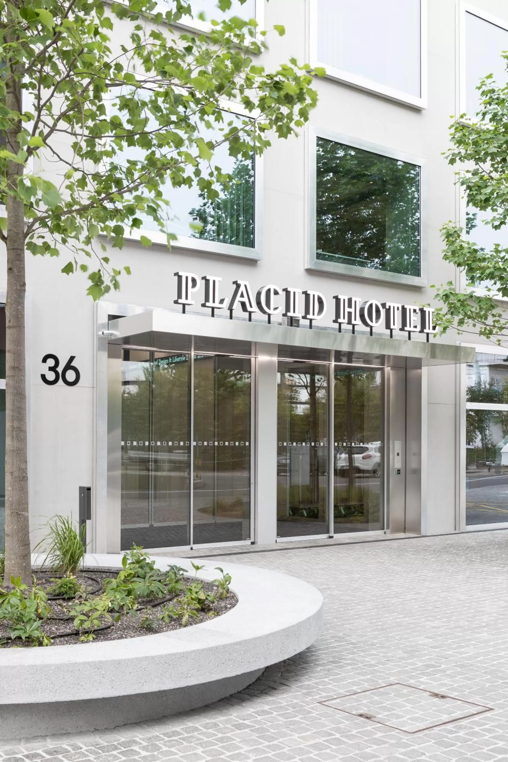 Facade/entrance in Placid Hotel Design & Lifestyle Zurich