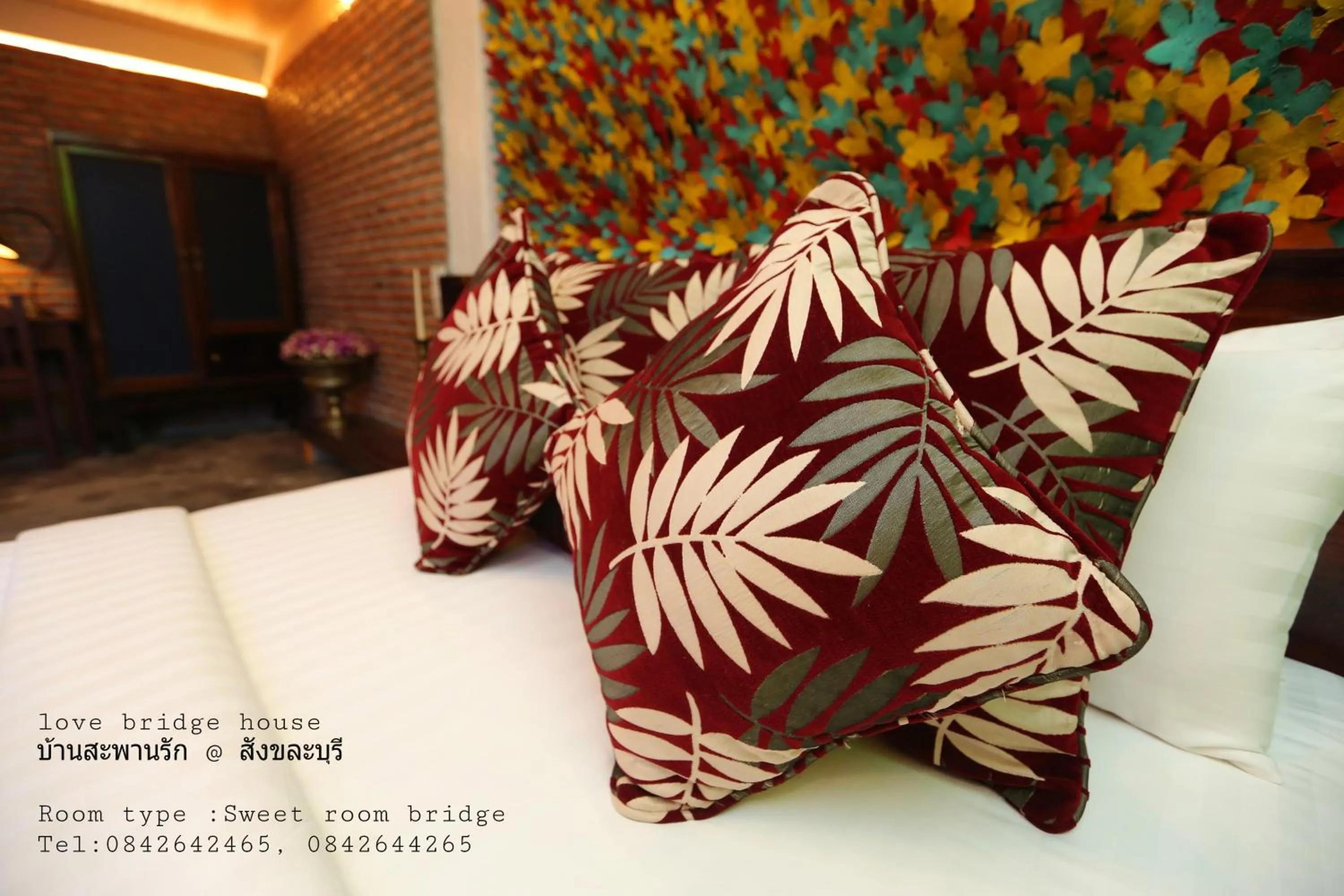 Bed in Love Bridge House บ้านสะพานรัก