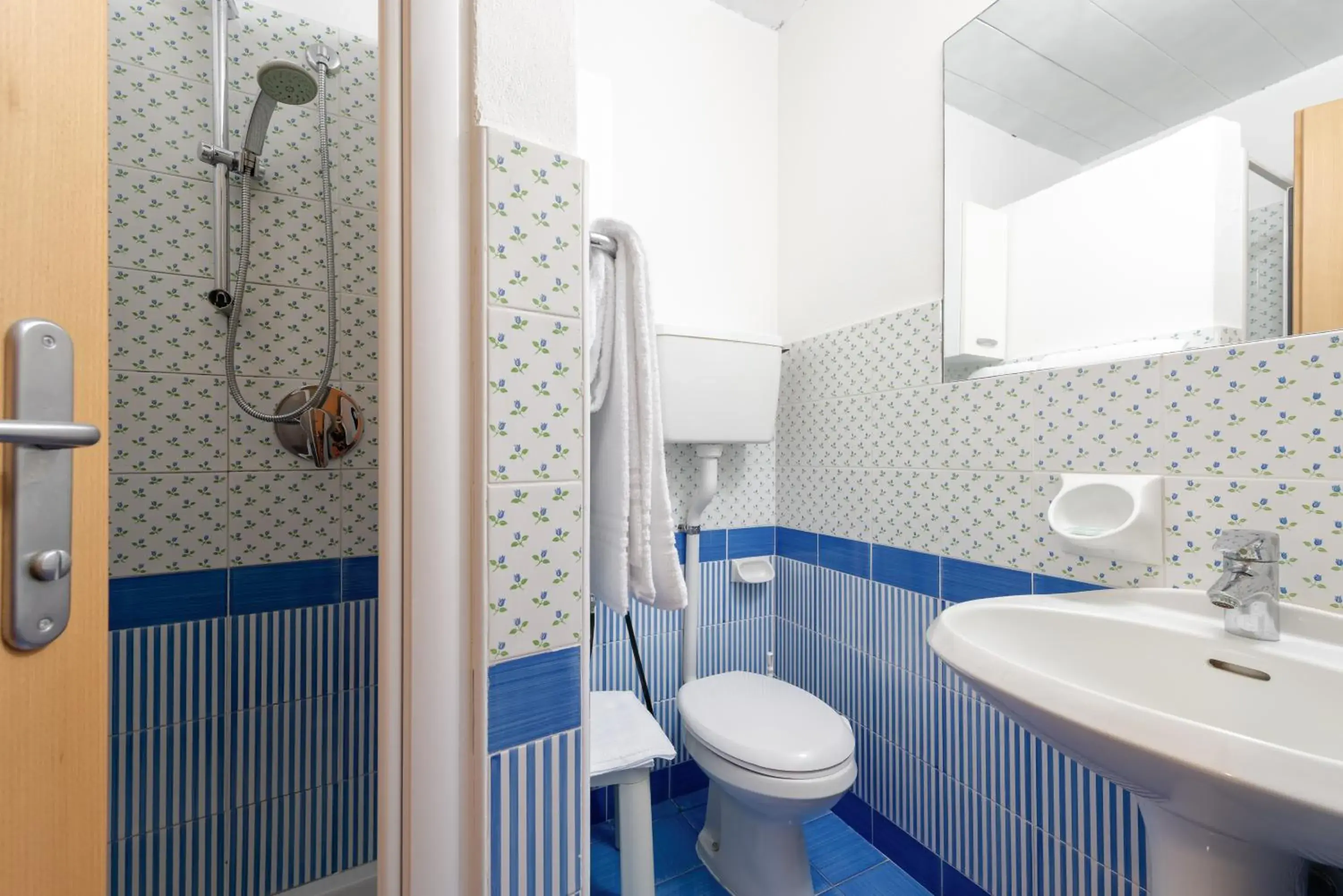 Shower, Bathroom in Hotel Malcesine