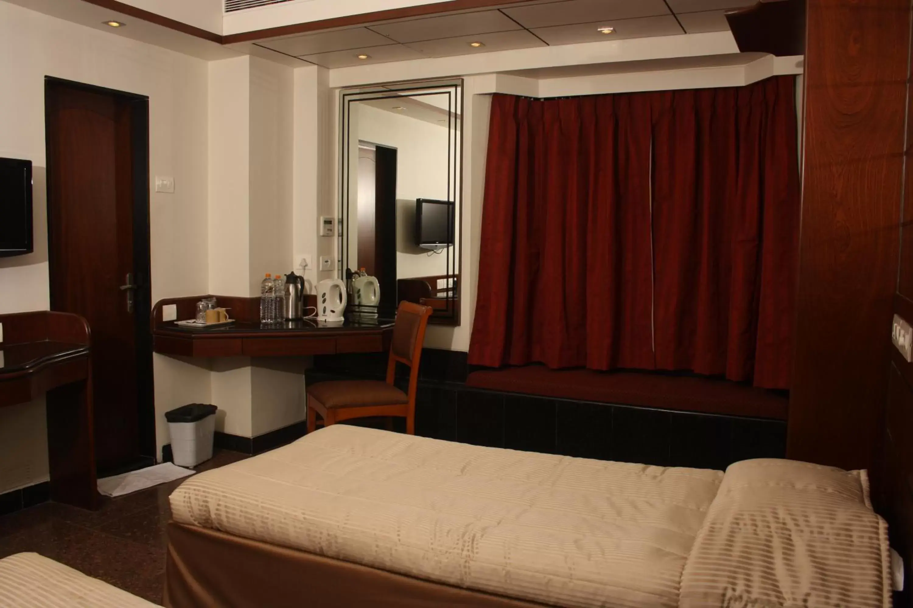 Photo of the whole room, Bed in Hotel Karl Residency