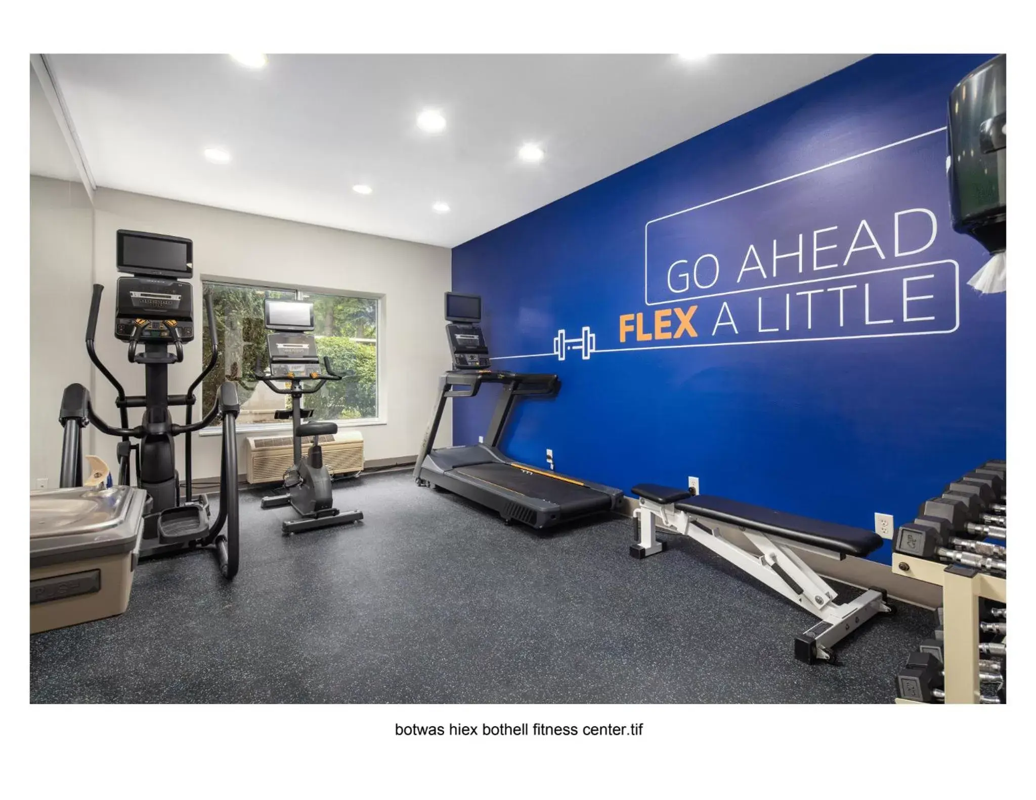 Property building, Fitness Center/Facilities in Holiday Inn Express Bothell, an IHG Hotel