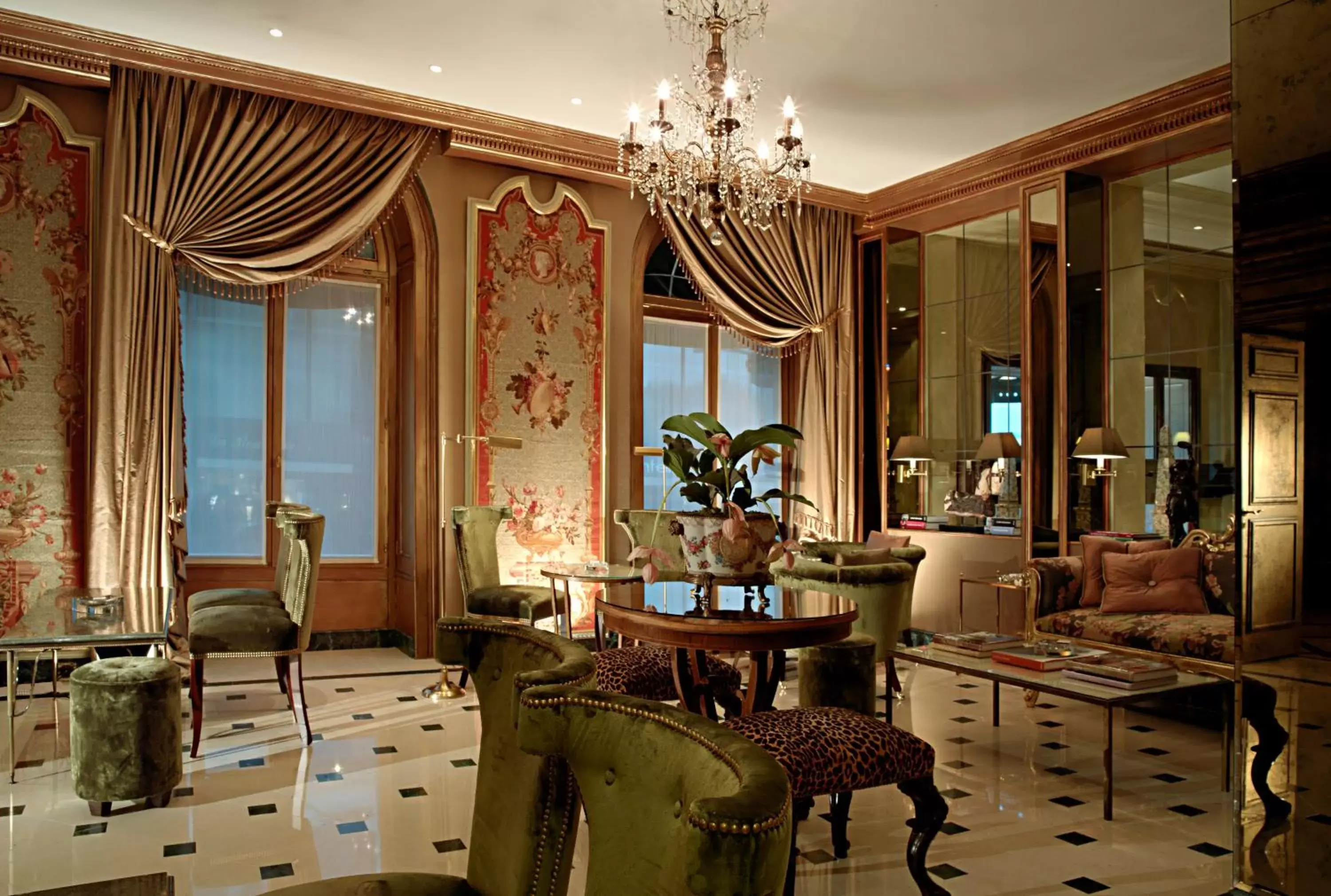 Lobby or reception in Hotel d'Angleterre