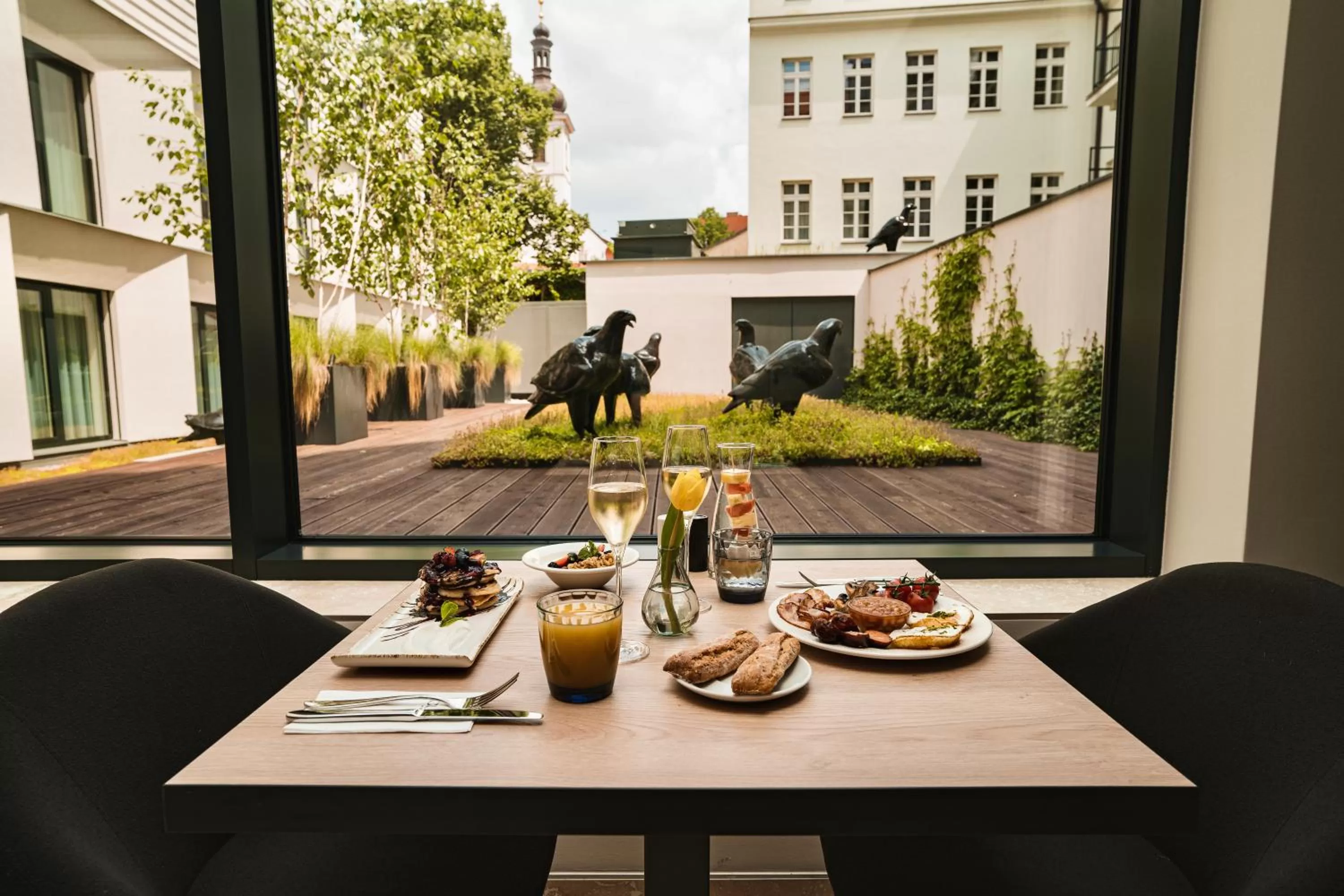 Lobby or reception in Hotel CUBE Prague