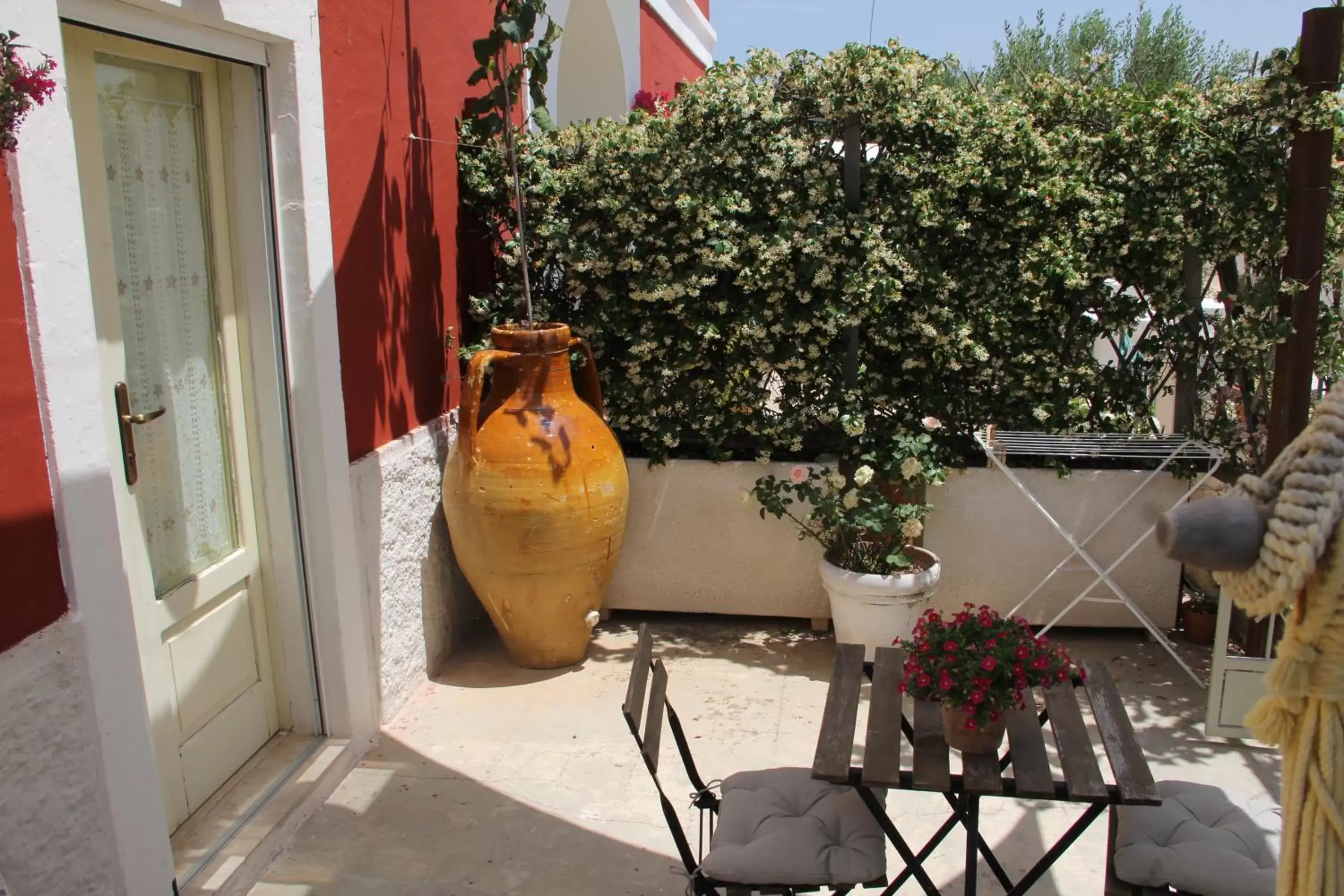 Patio in Masseria Trulli sull'Aia