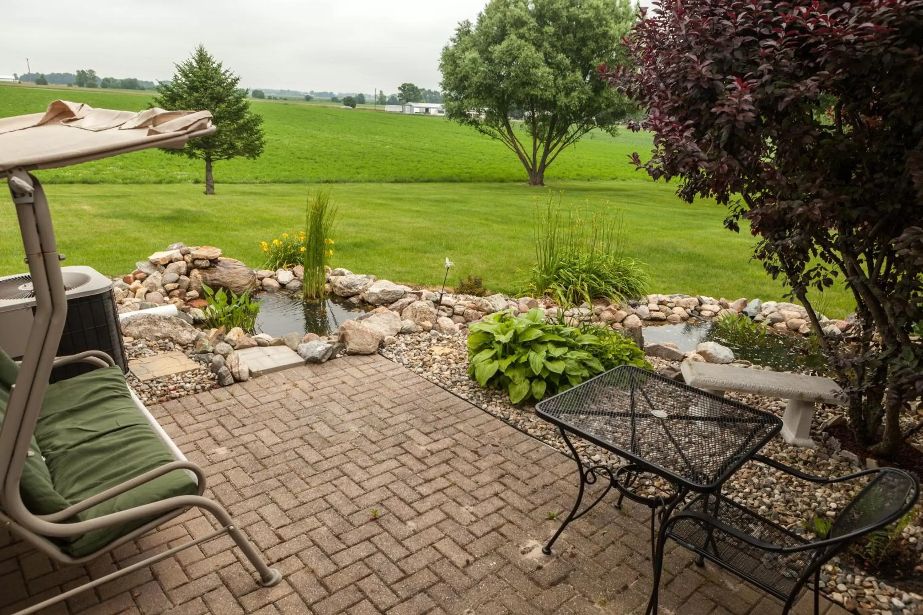 Patio in Scottish Bed & Breakfast