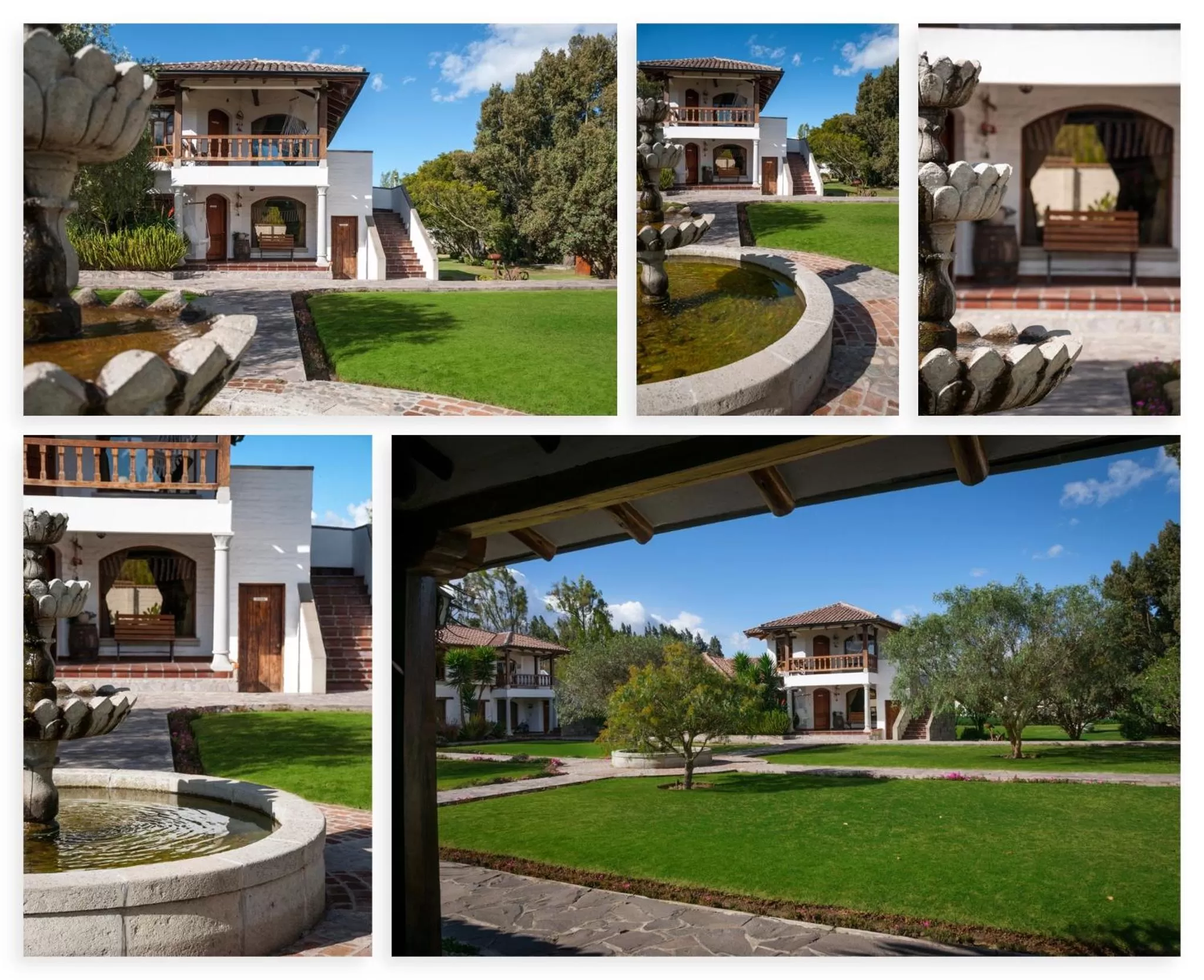 Garden in Hotel Hacienda Abraspungo