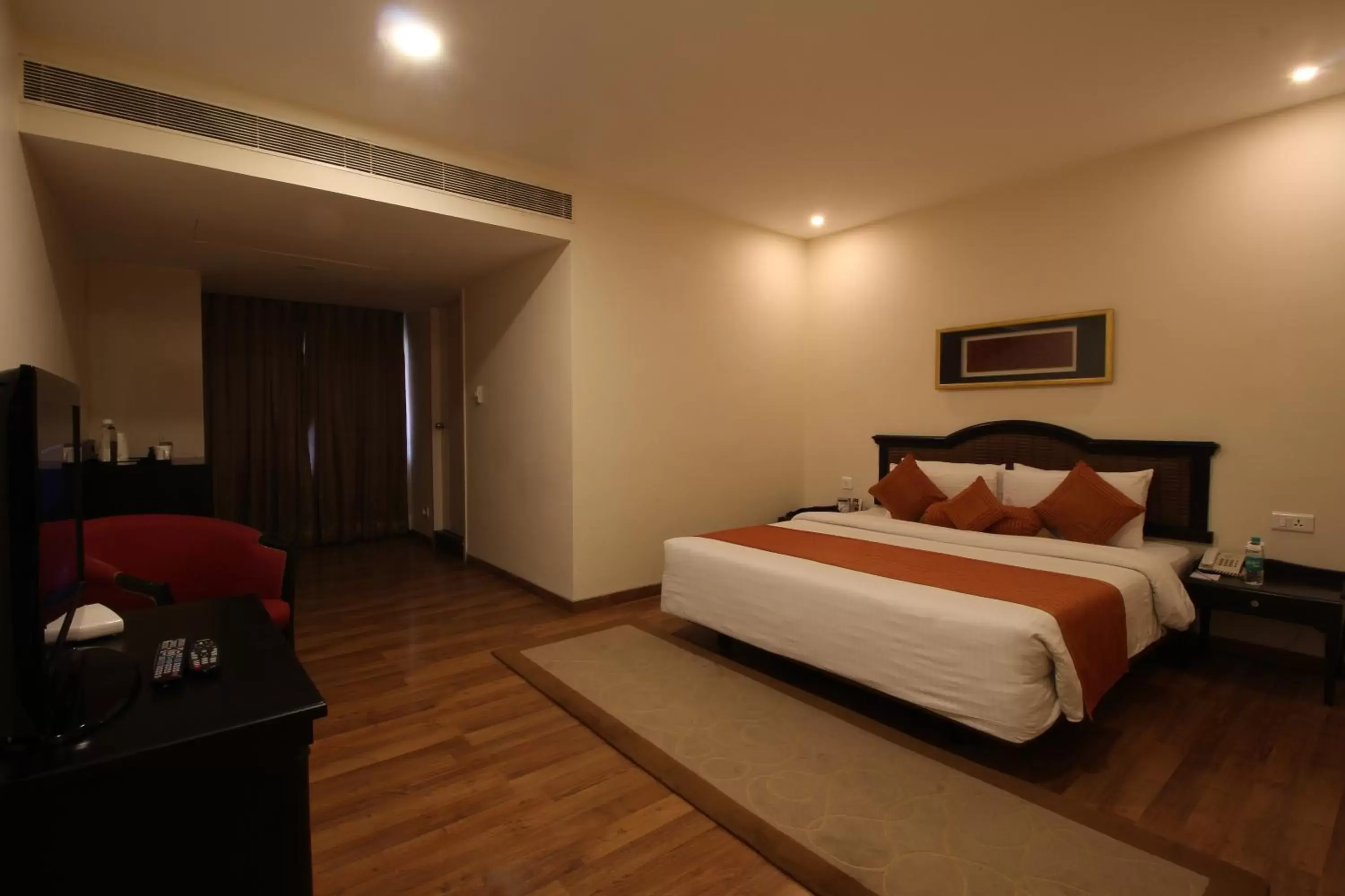 Bed in Hotel Minerva Grand Secunderabad