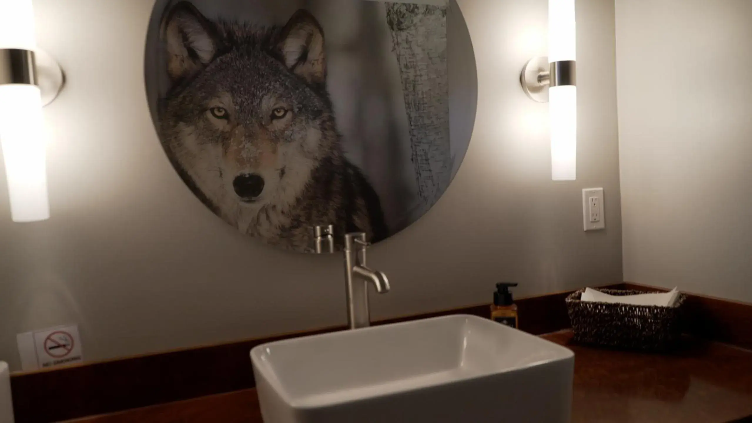 Bathroom in Dreamcatcher Tipi Hotel