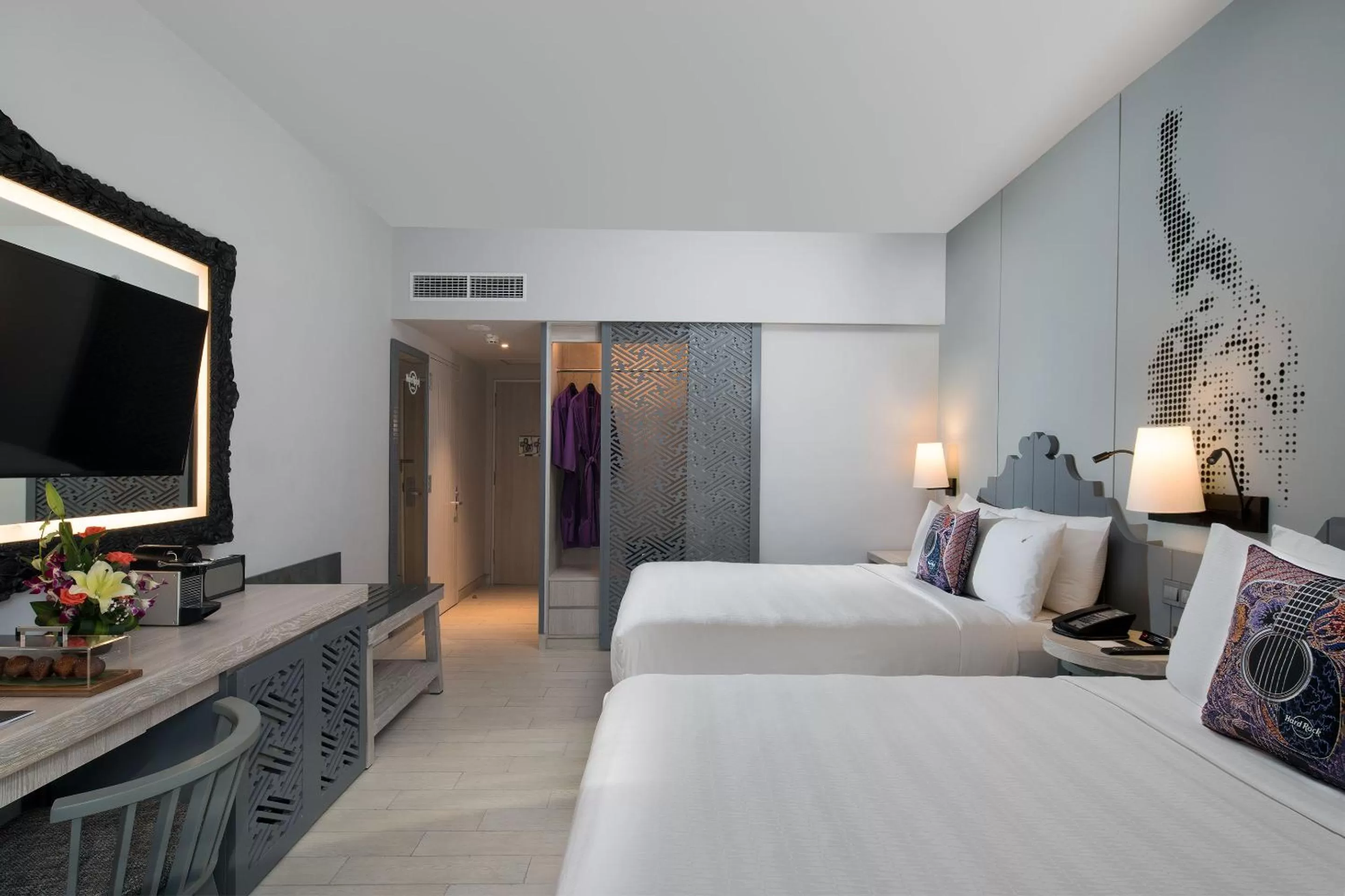 Bed in Hard Rock Hotel Bali