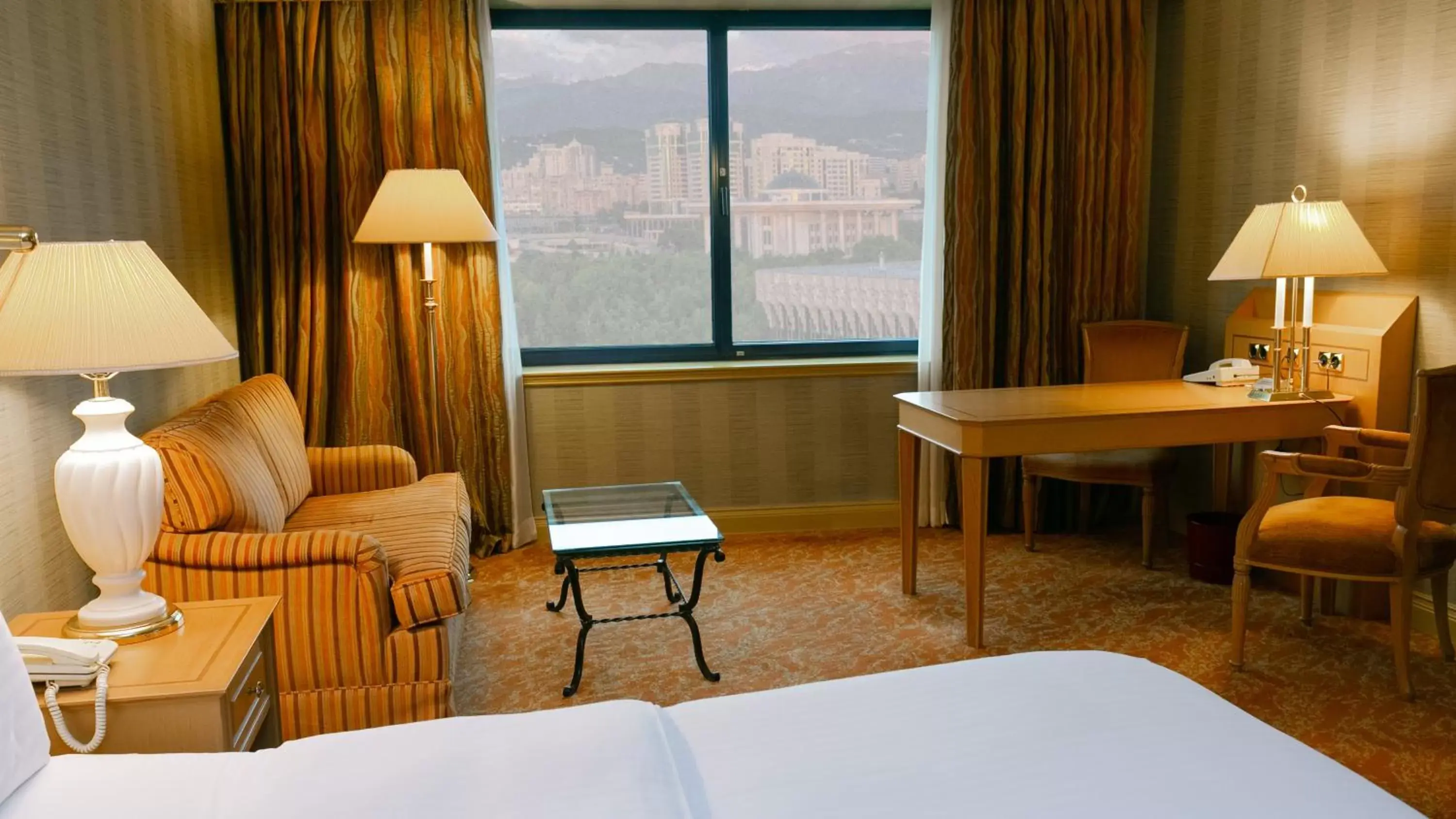 View (from property/room), Seating Area in InterContinental Almaty, an IHG Hotel